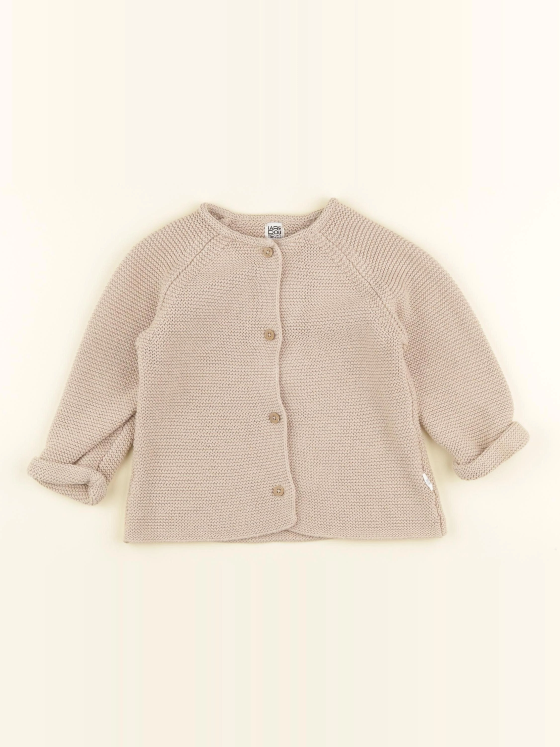 La Redoute - gilet beige - 18 mois