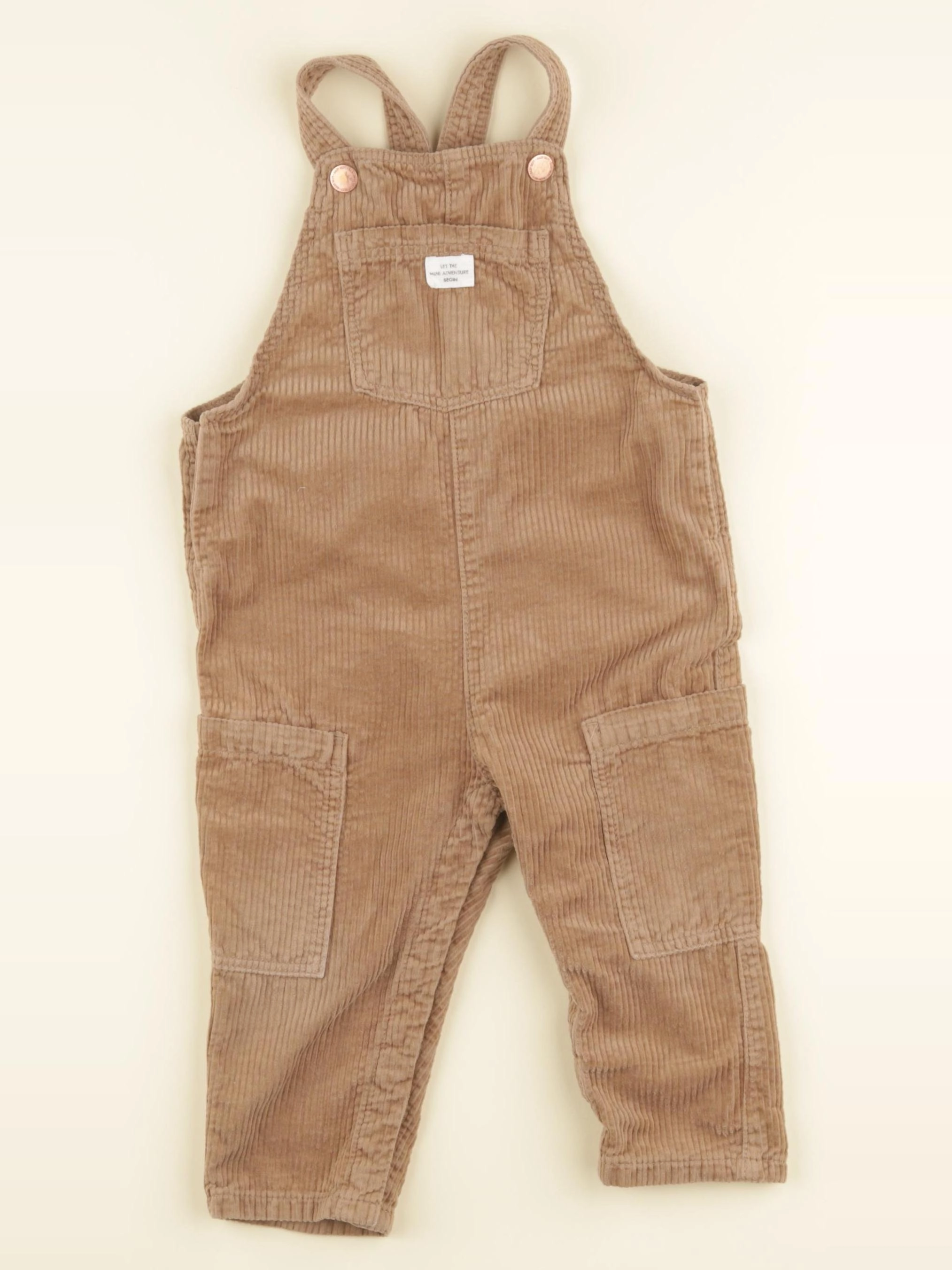 H&M - salopette marron - 12 mois