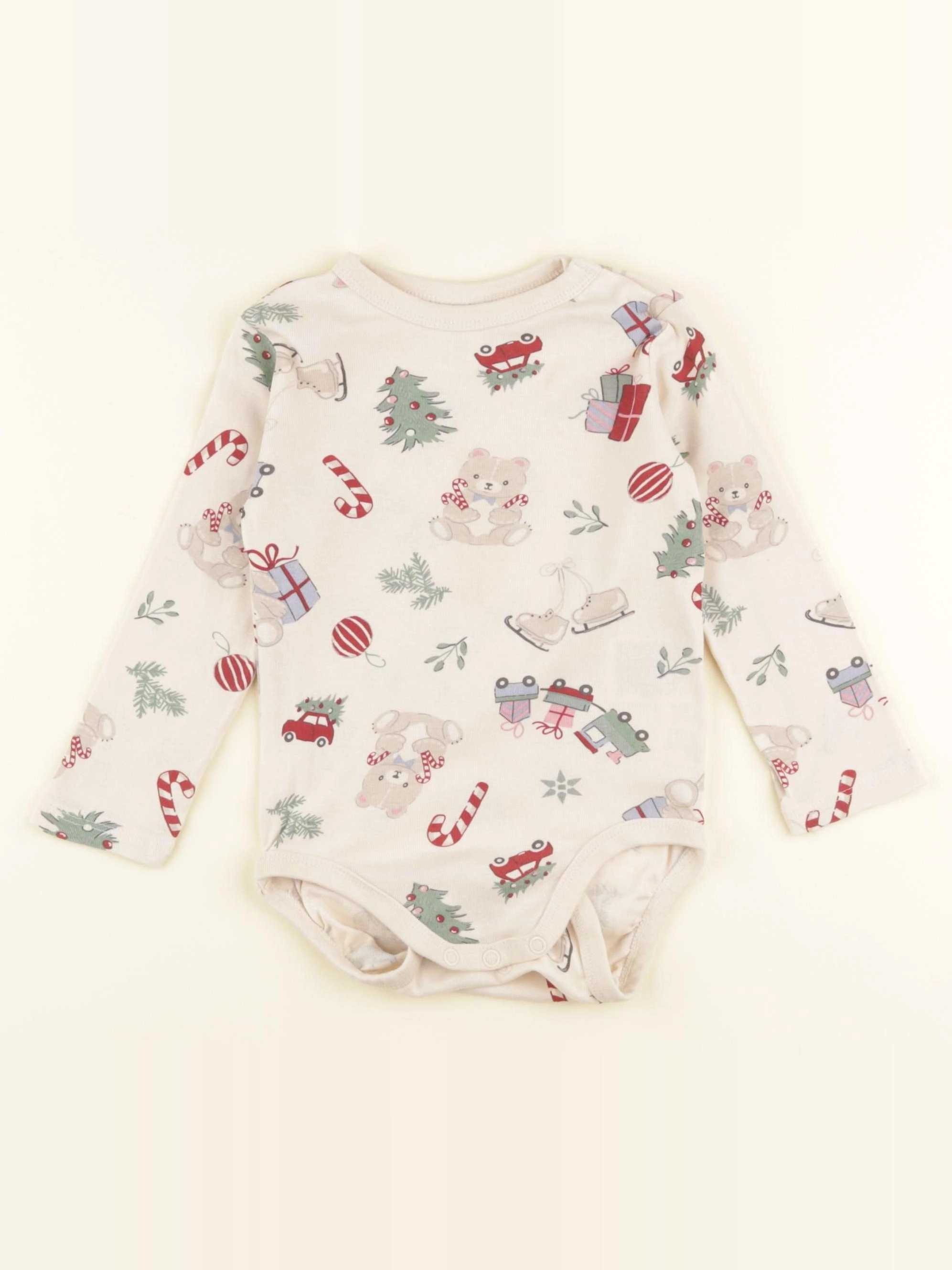 H&M - body beige - 18 mois