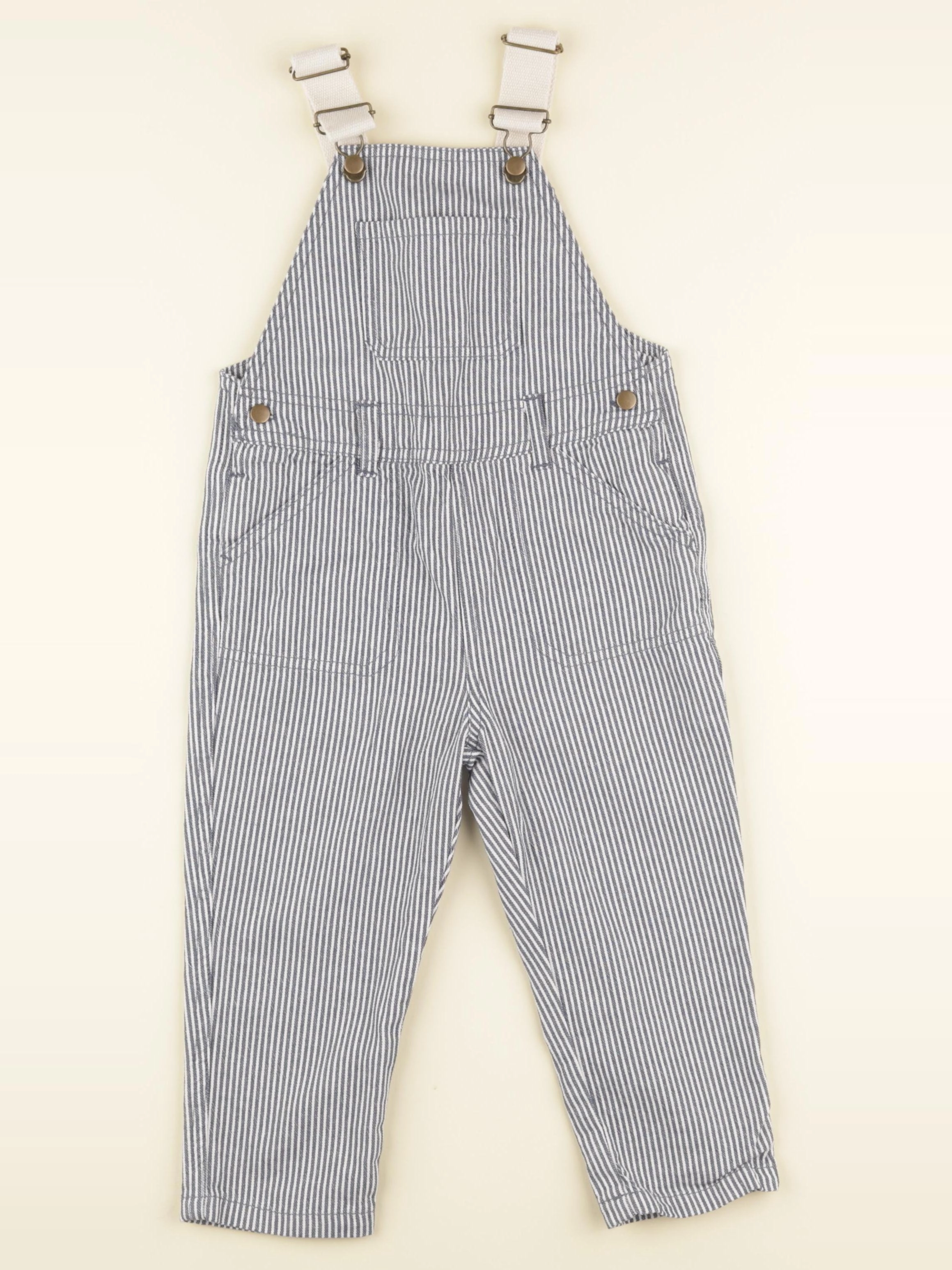 Boutchou - salopette bleu, blanc - 24 mois