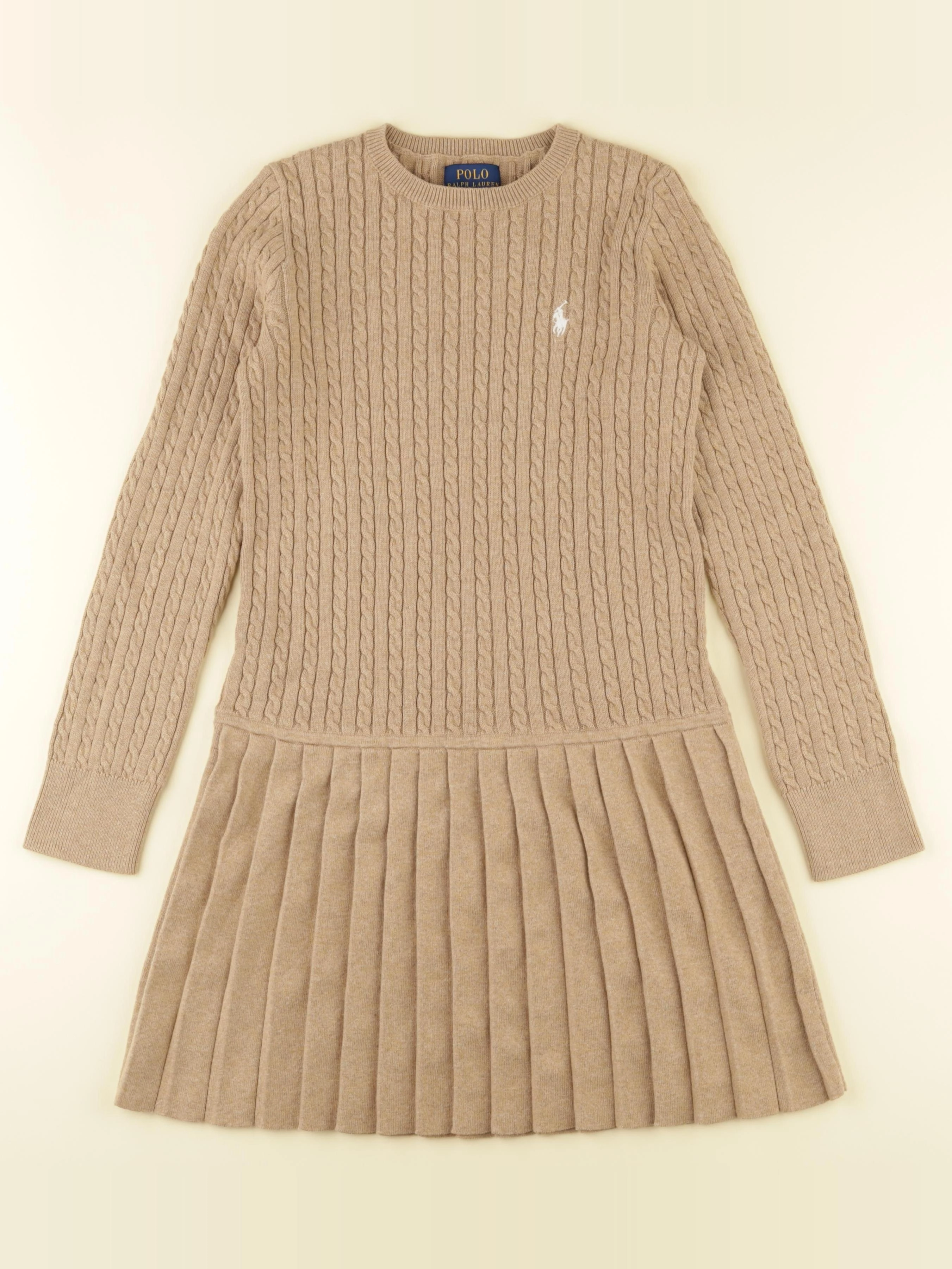 Ralph Lauren - robe beige - 8/10 ans