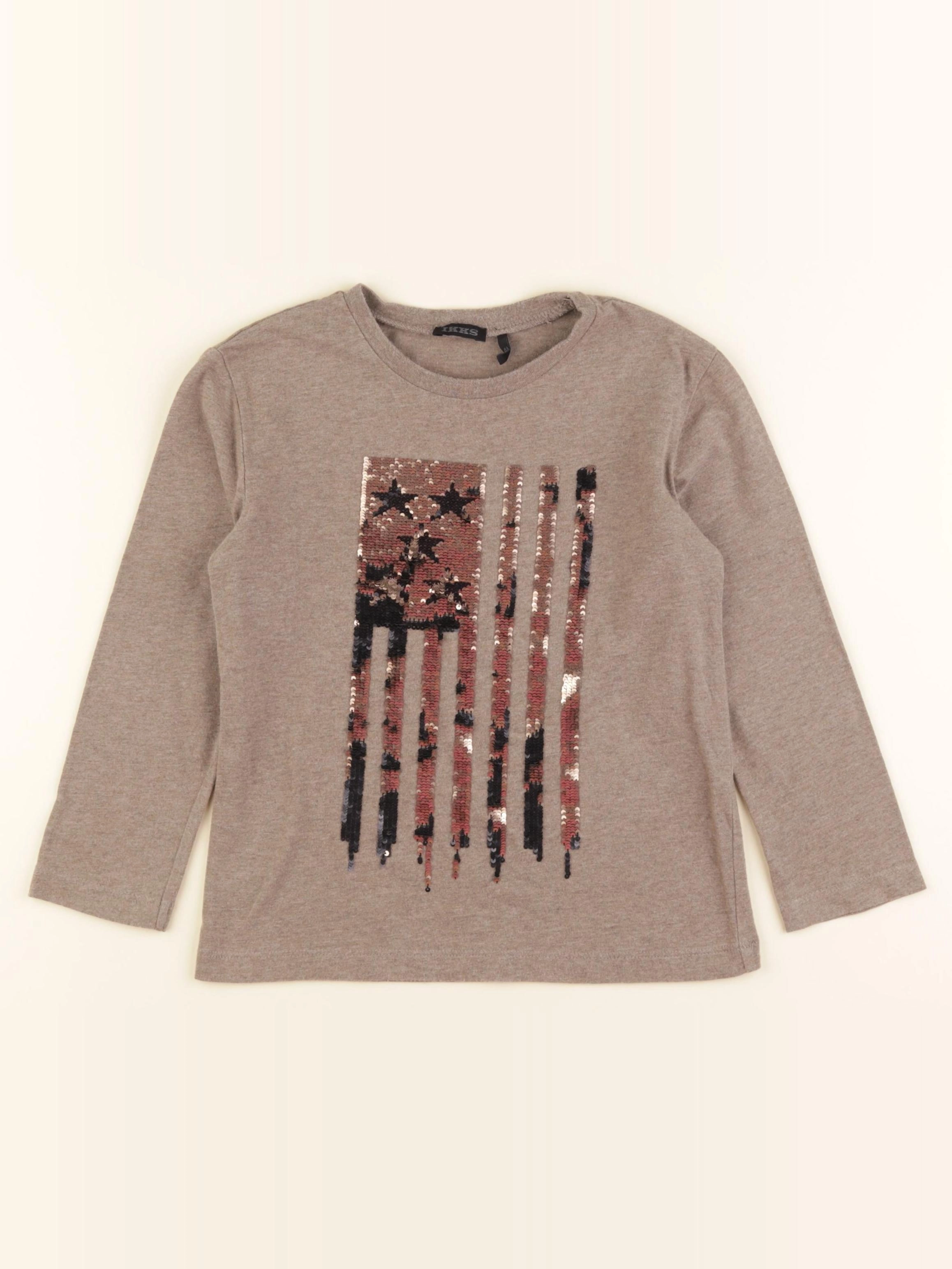 IKKS - tee-shirt marron - 4 ans