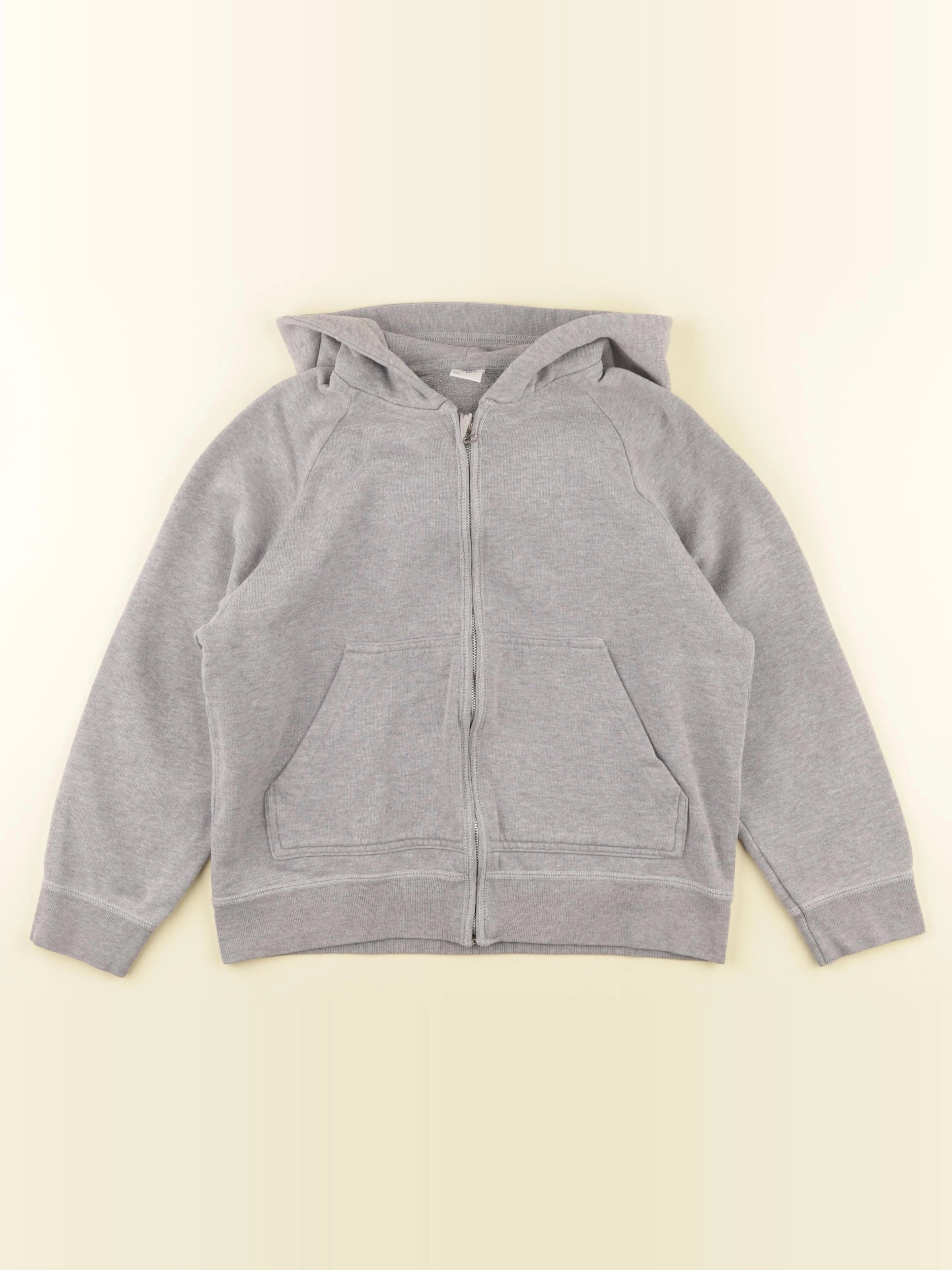 Petit Bateau - sweat gris - 8 ans