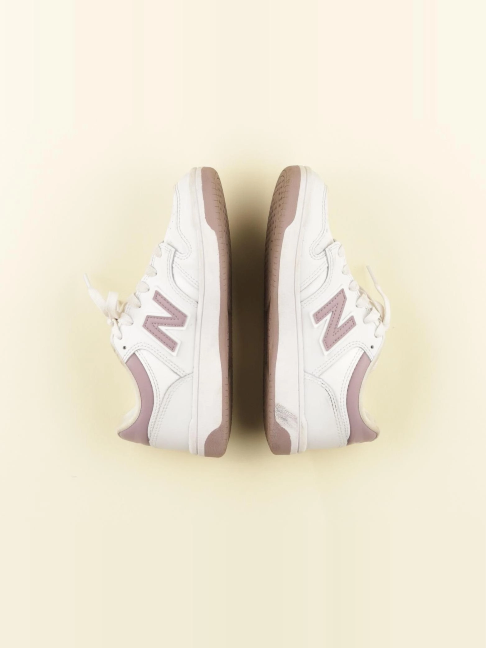 New Balance - baskets blanc, violet - pointure 33