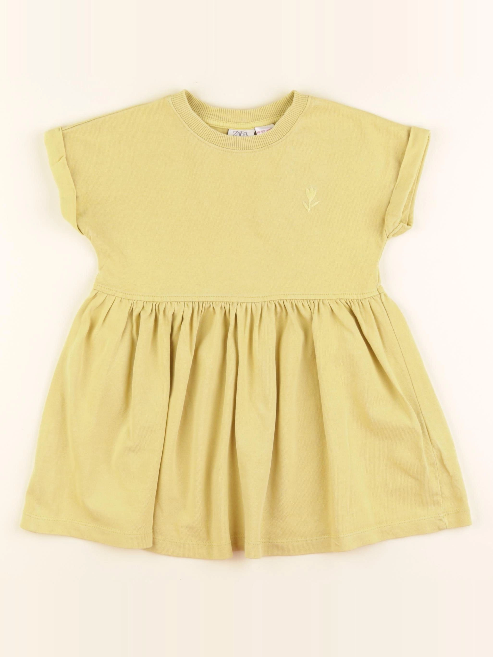 Zara - robe jaune - 2 ans