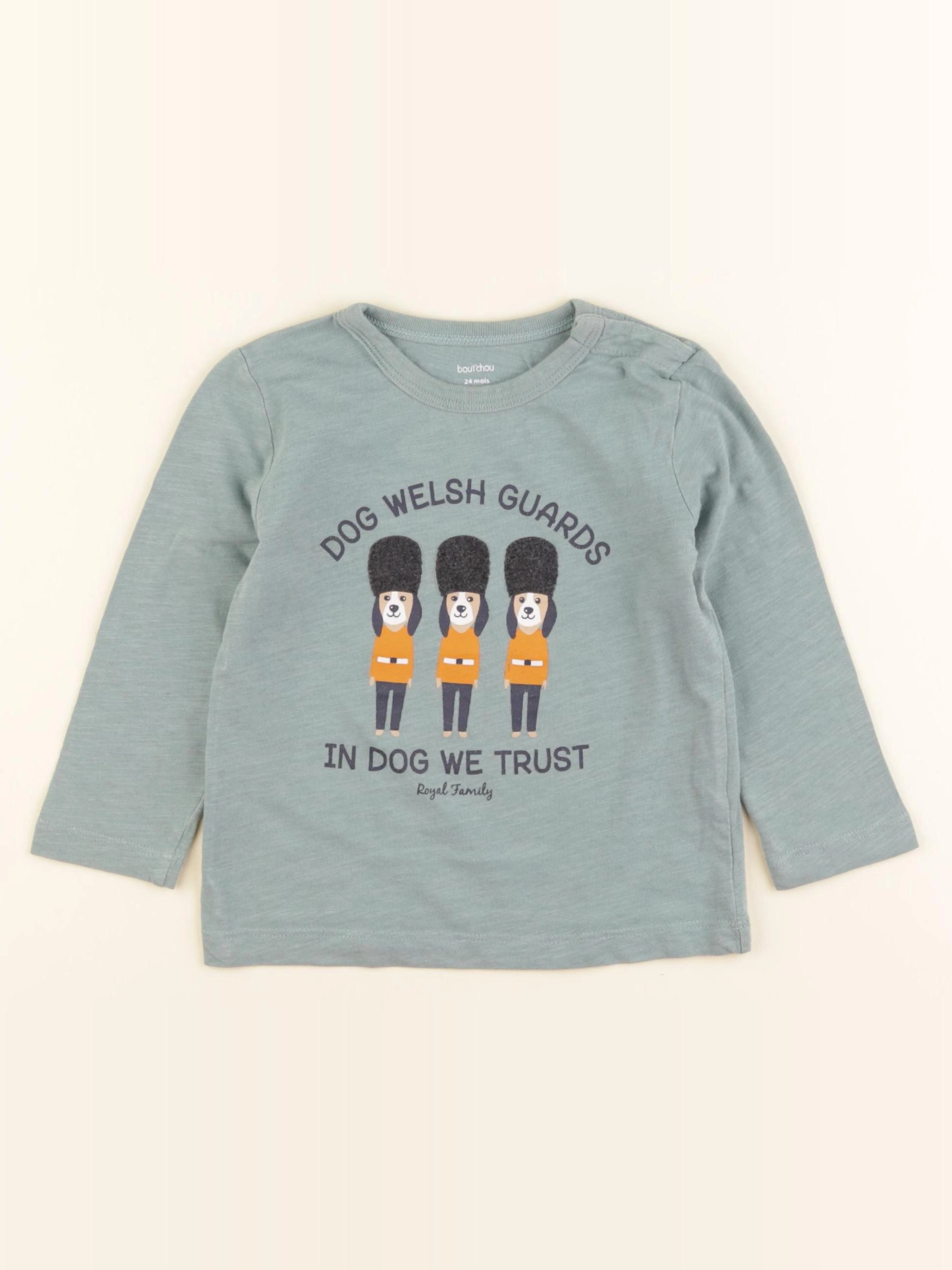 Boutchou - tee-shirt vert - 24 mois