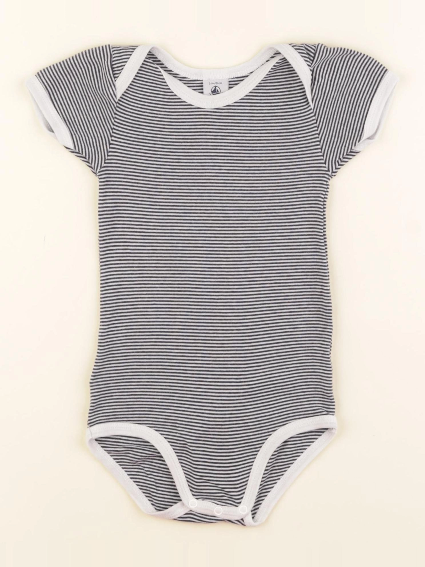 Petit Bateau - body multicolore - 24 mois