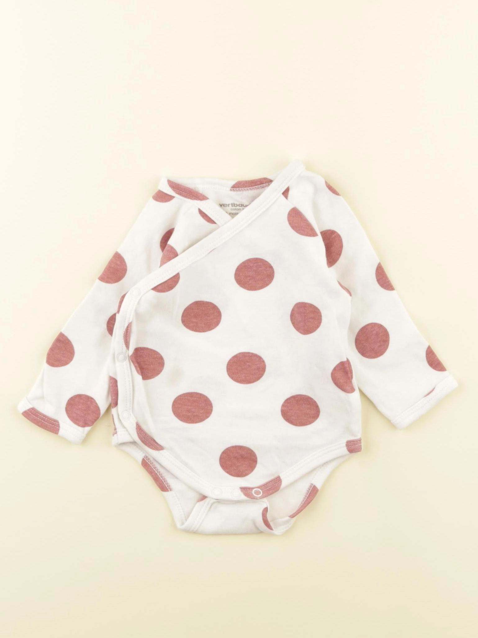 Vertbaudet - body blanc - 3 mois