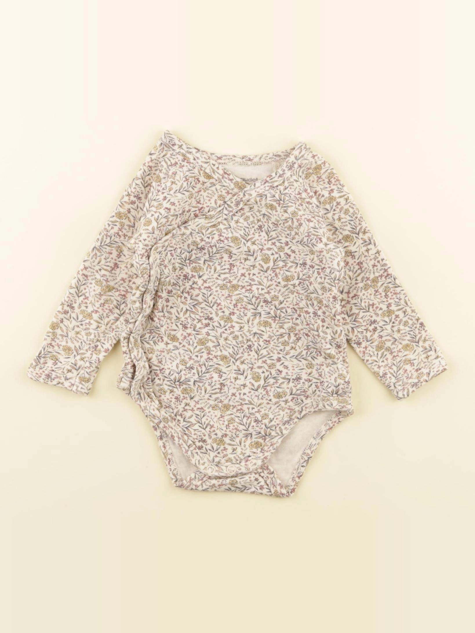 Vertbaudet - body beige - 3 mois