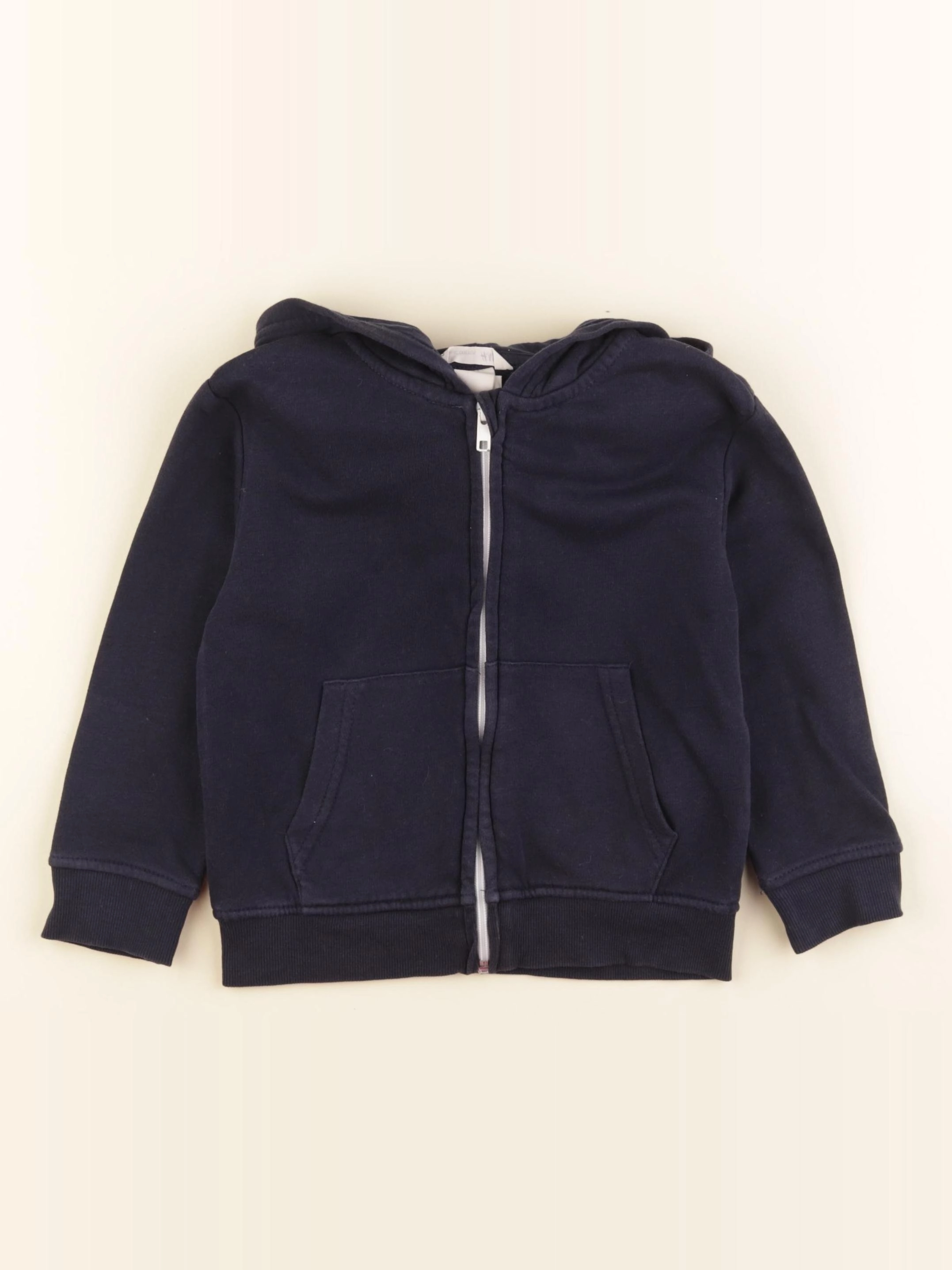 H&M - sweat bleu - 3/4 ans