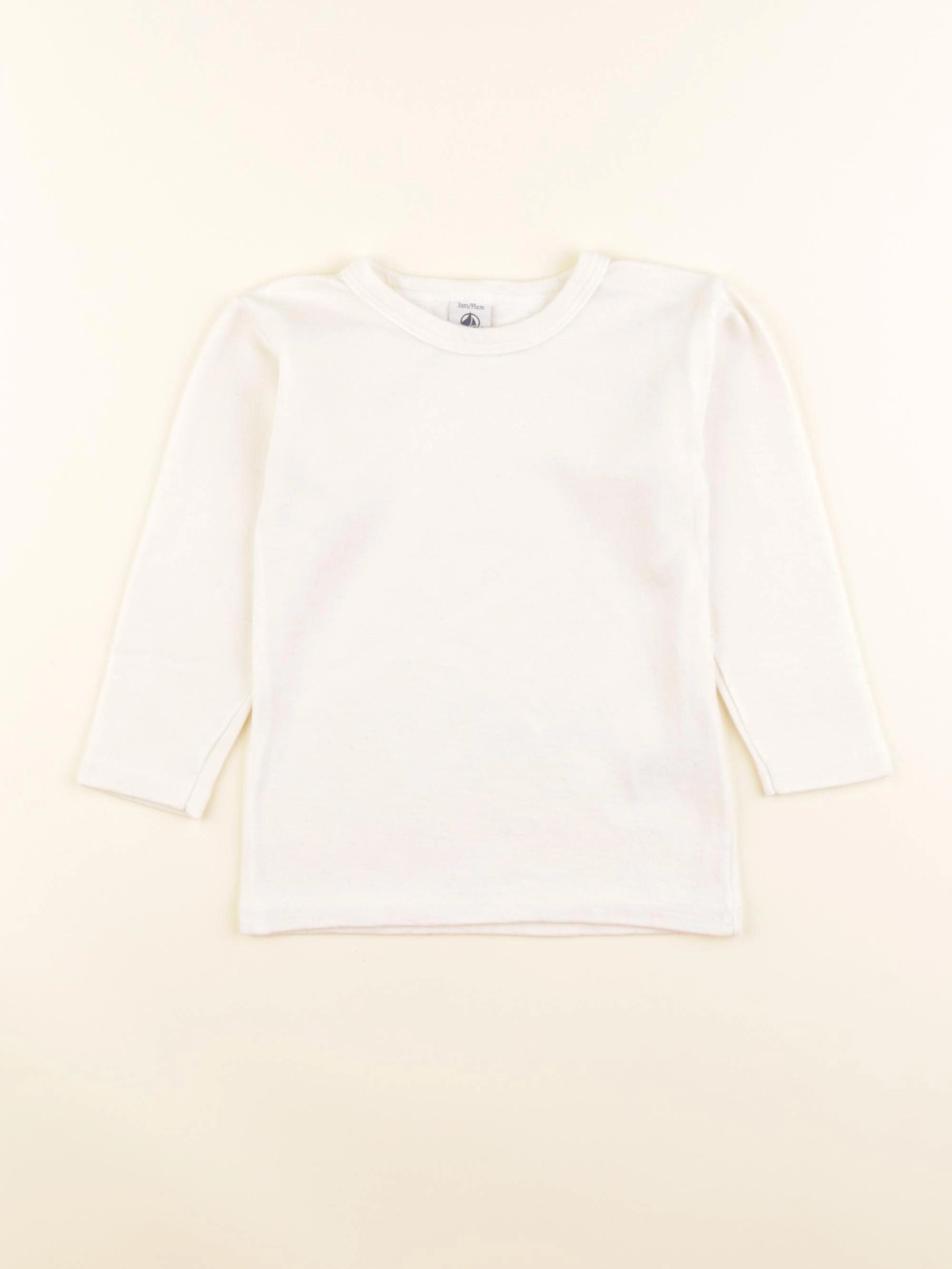 Petit Bateau - tee-shirt technique beige - 3 ans