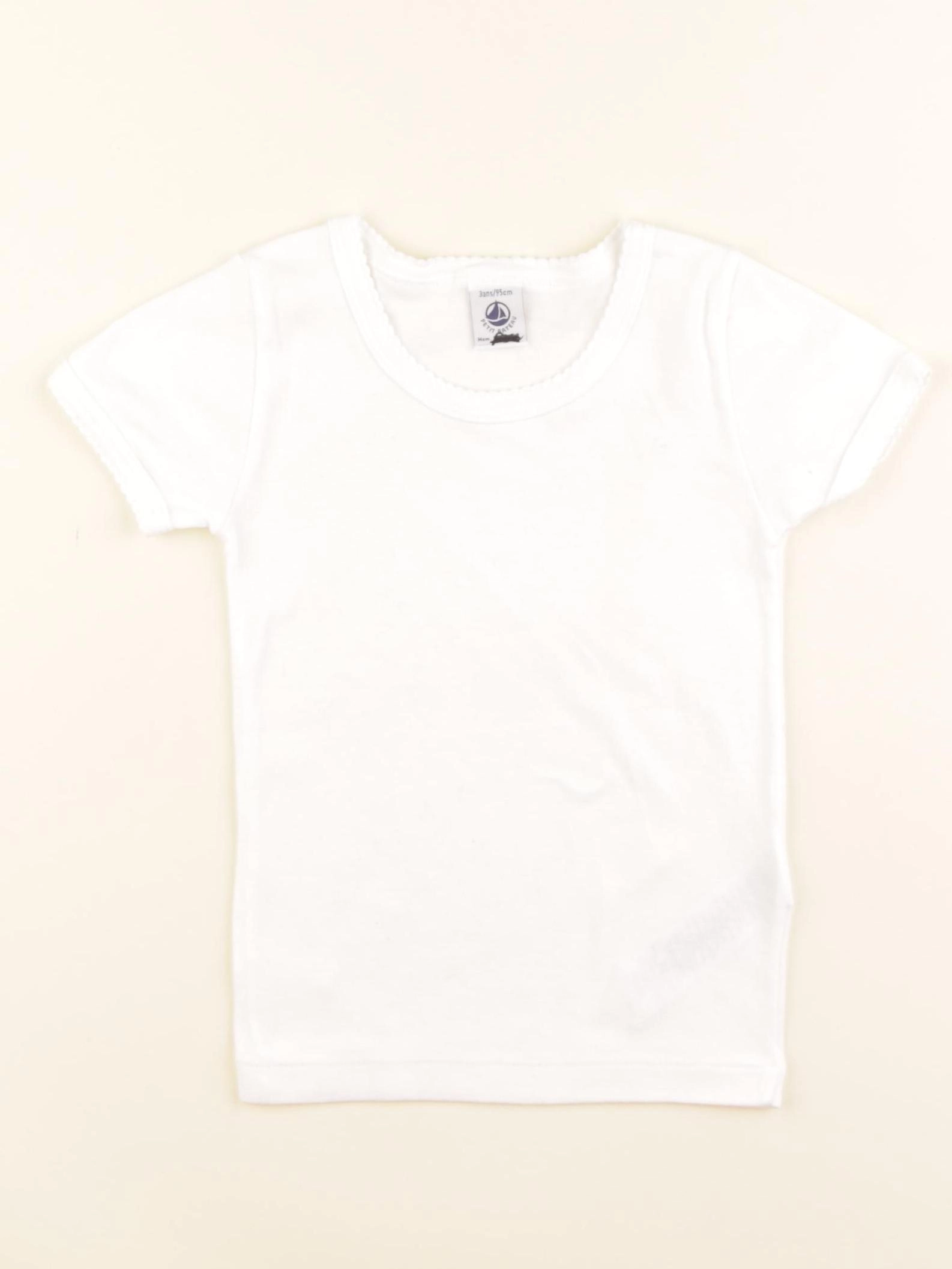 Petit Bateau - maillot de corps blanc - 3 ans