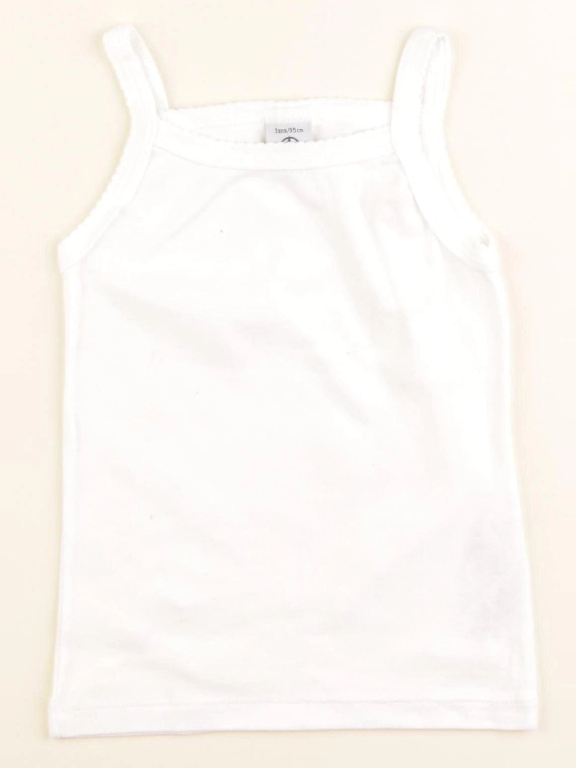 Petit Bateau - maillot de corps blanc - 3 ans