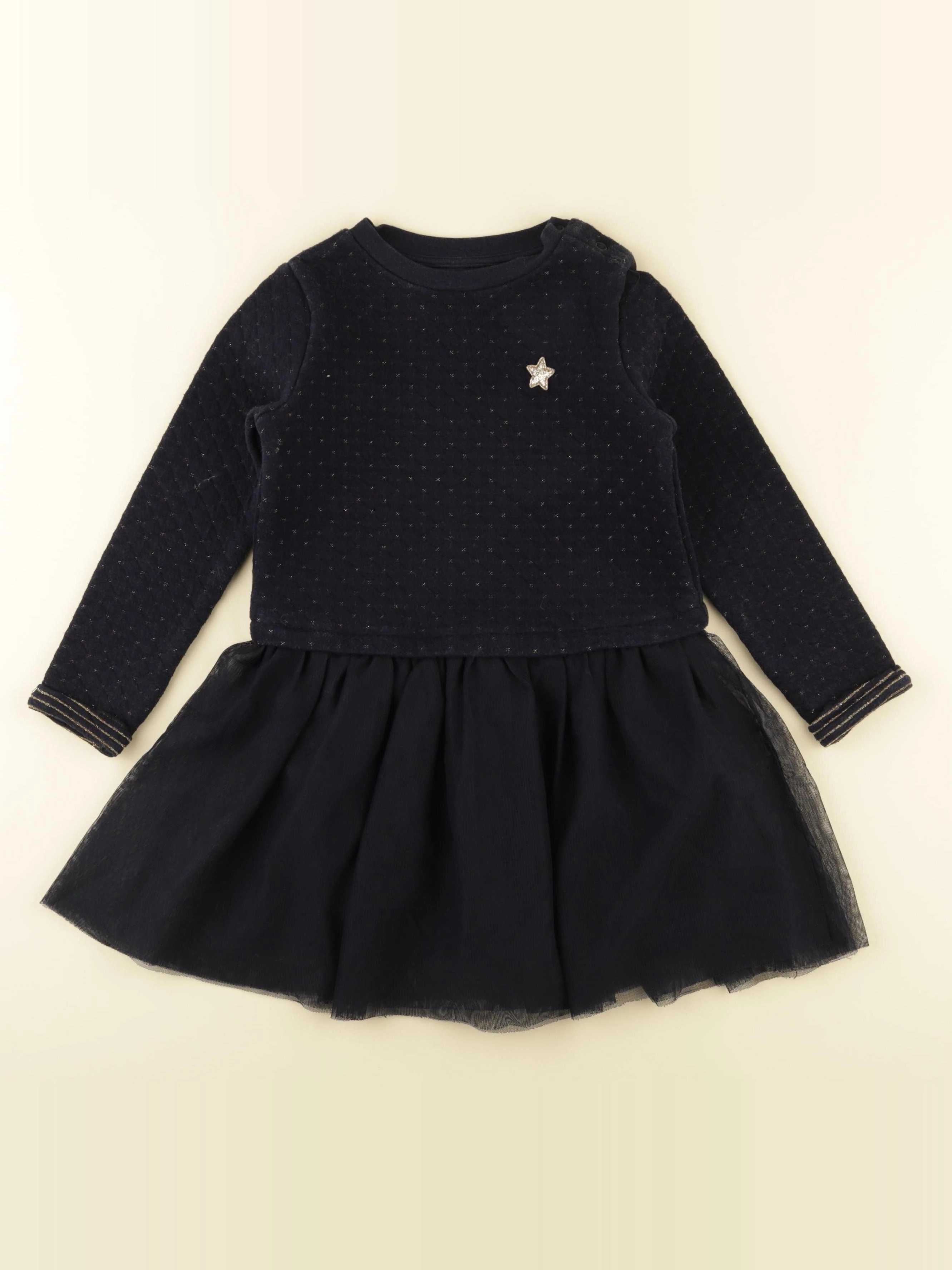 Vertbaudet - robe bleu - 4 ans