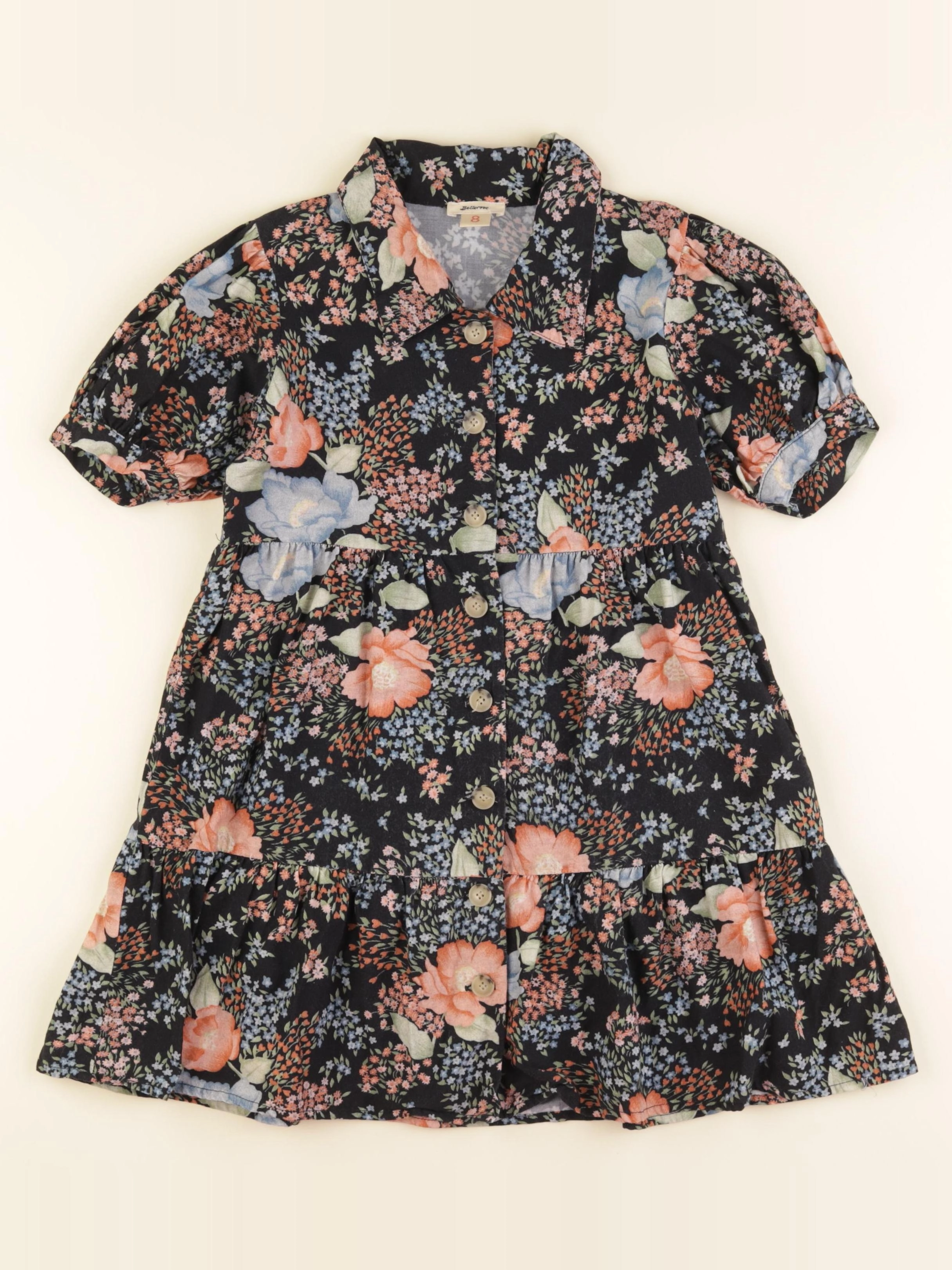 Bellerose - robe bleu - 6/7 ans