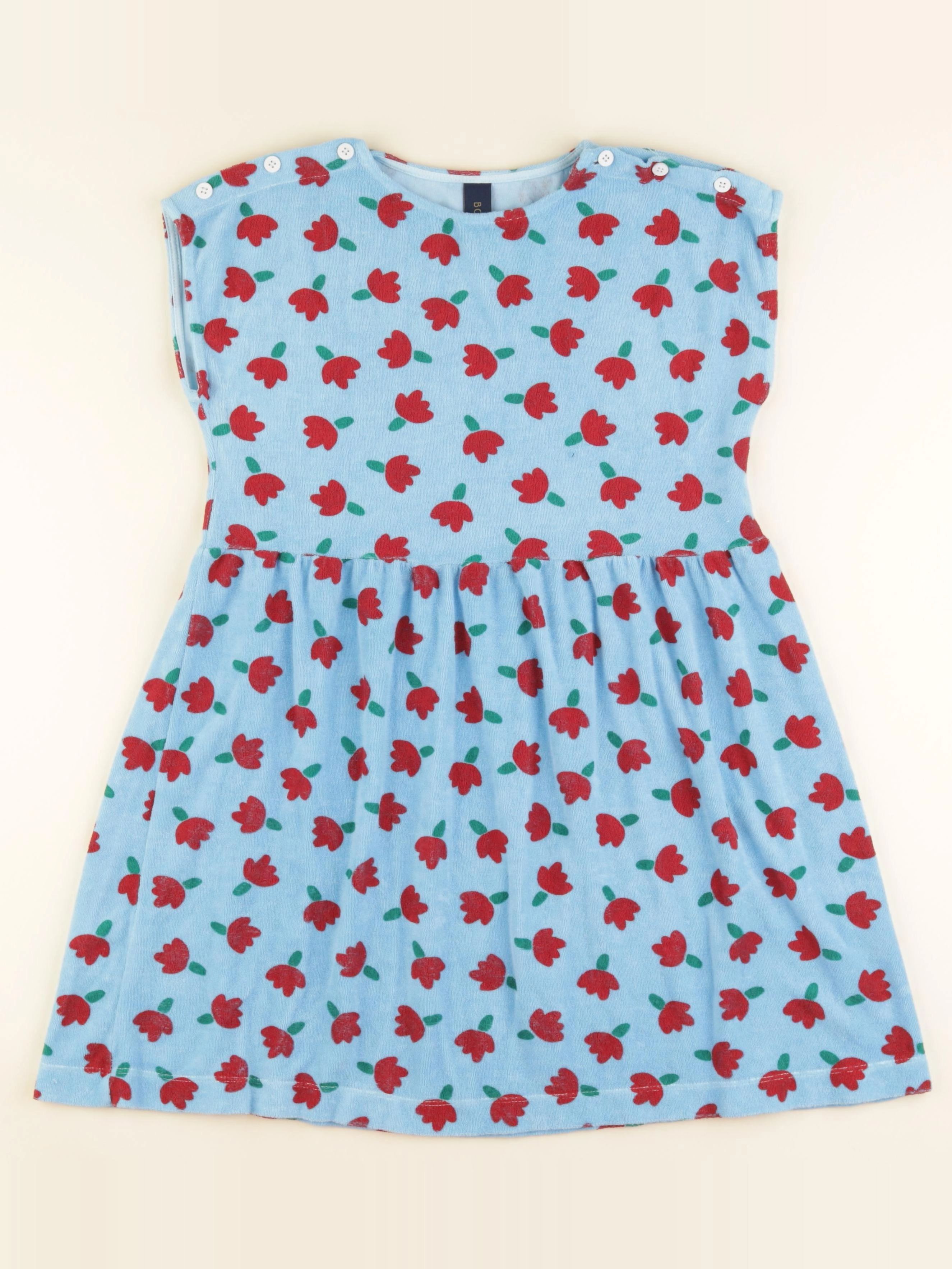 Bonmot - robe bleu - 8/9 ans