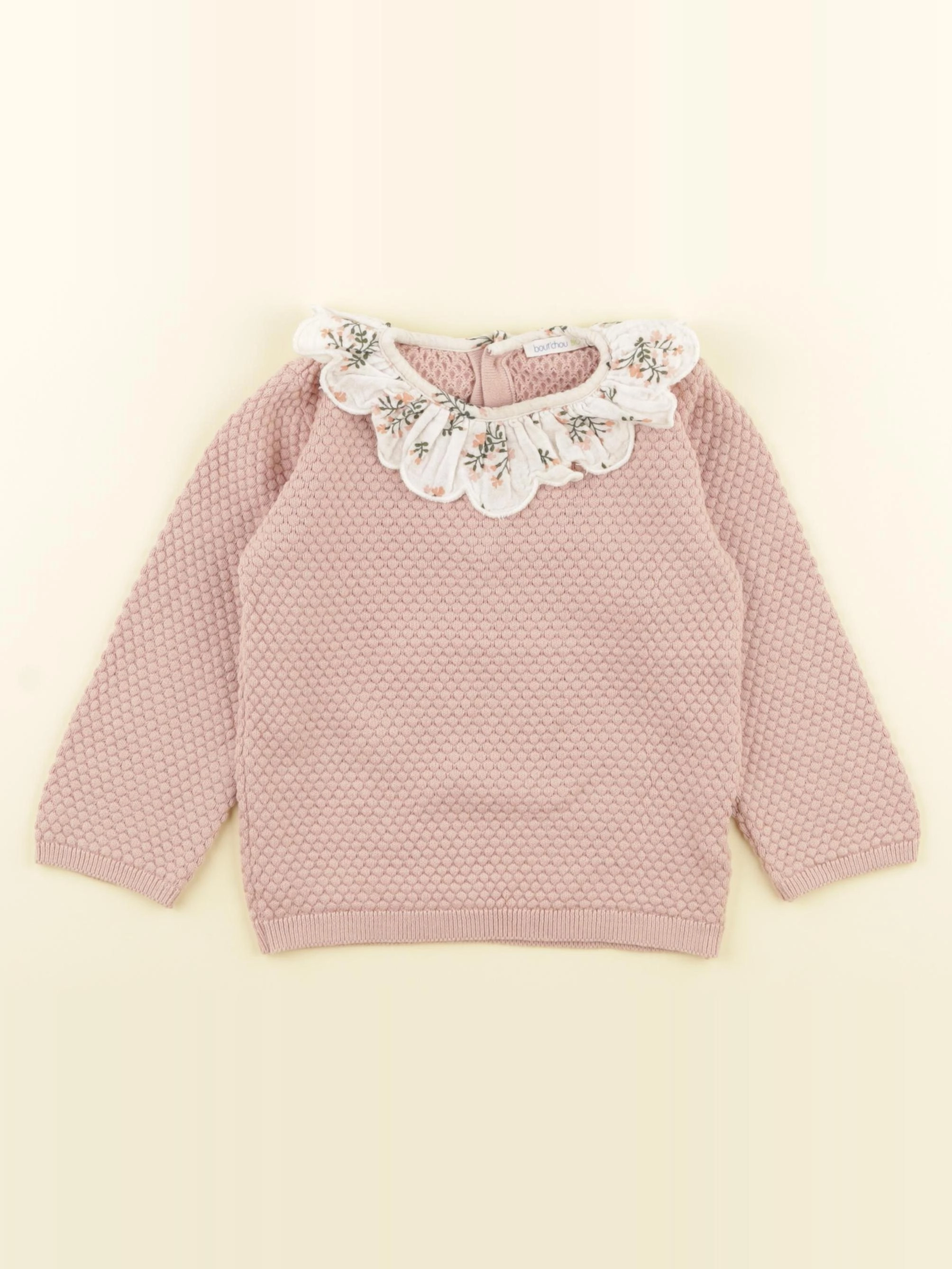 Boutchou - pull rose - 18 mois
