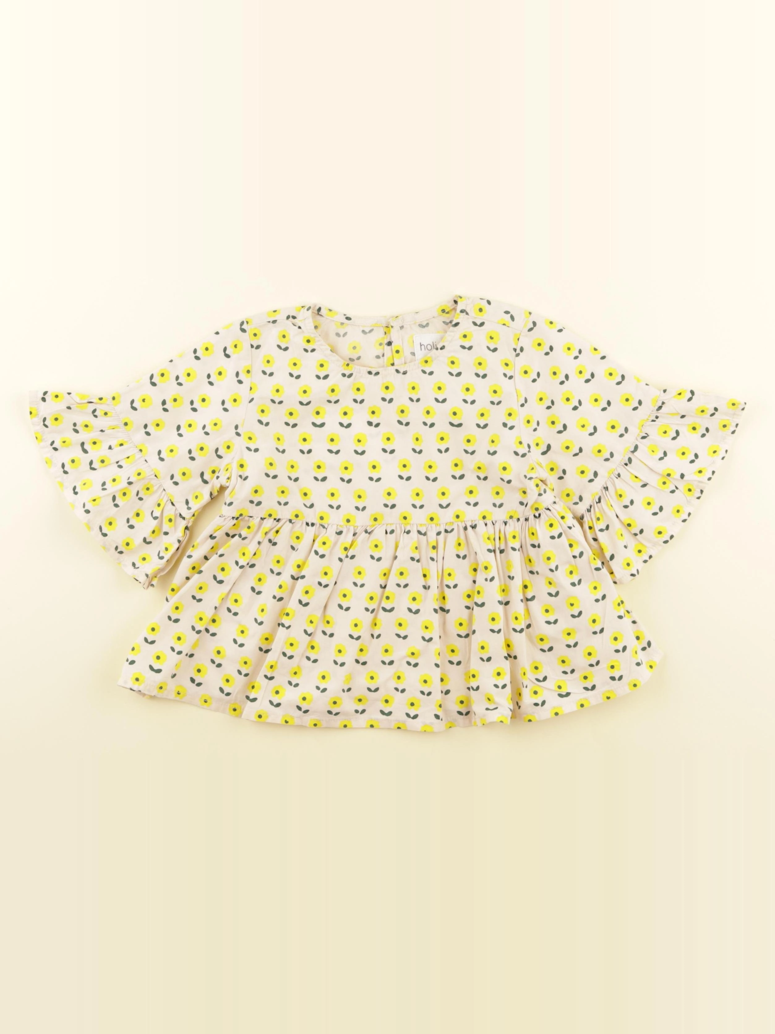 Holi & Love - blouse jaune - 12/18 mois