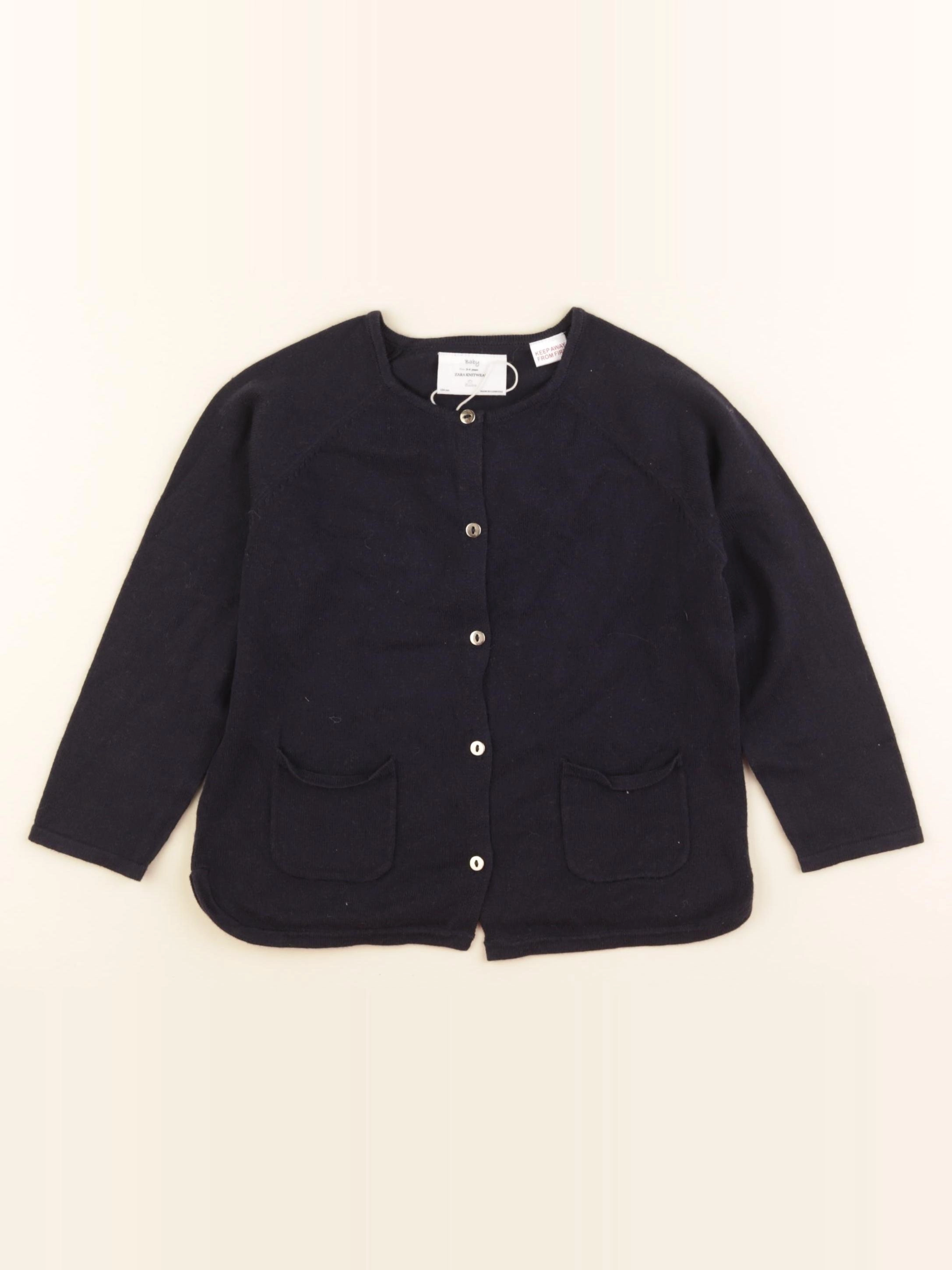 Zara - gilet bleu - 3/4 ans