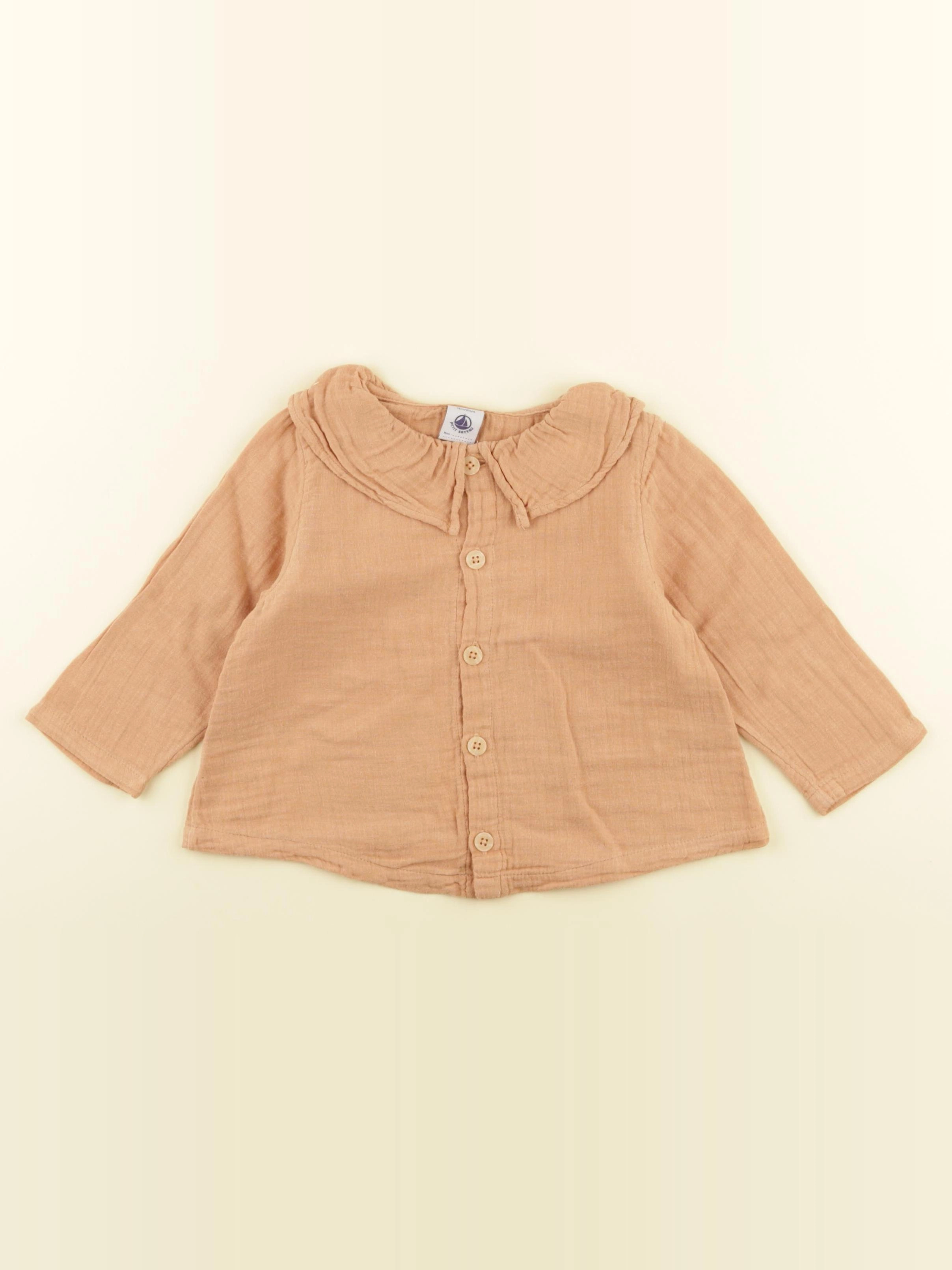 Petit Bateau - blouse beige - 18 mois