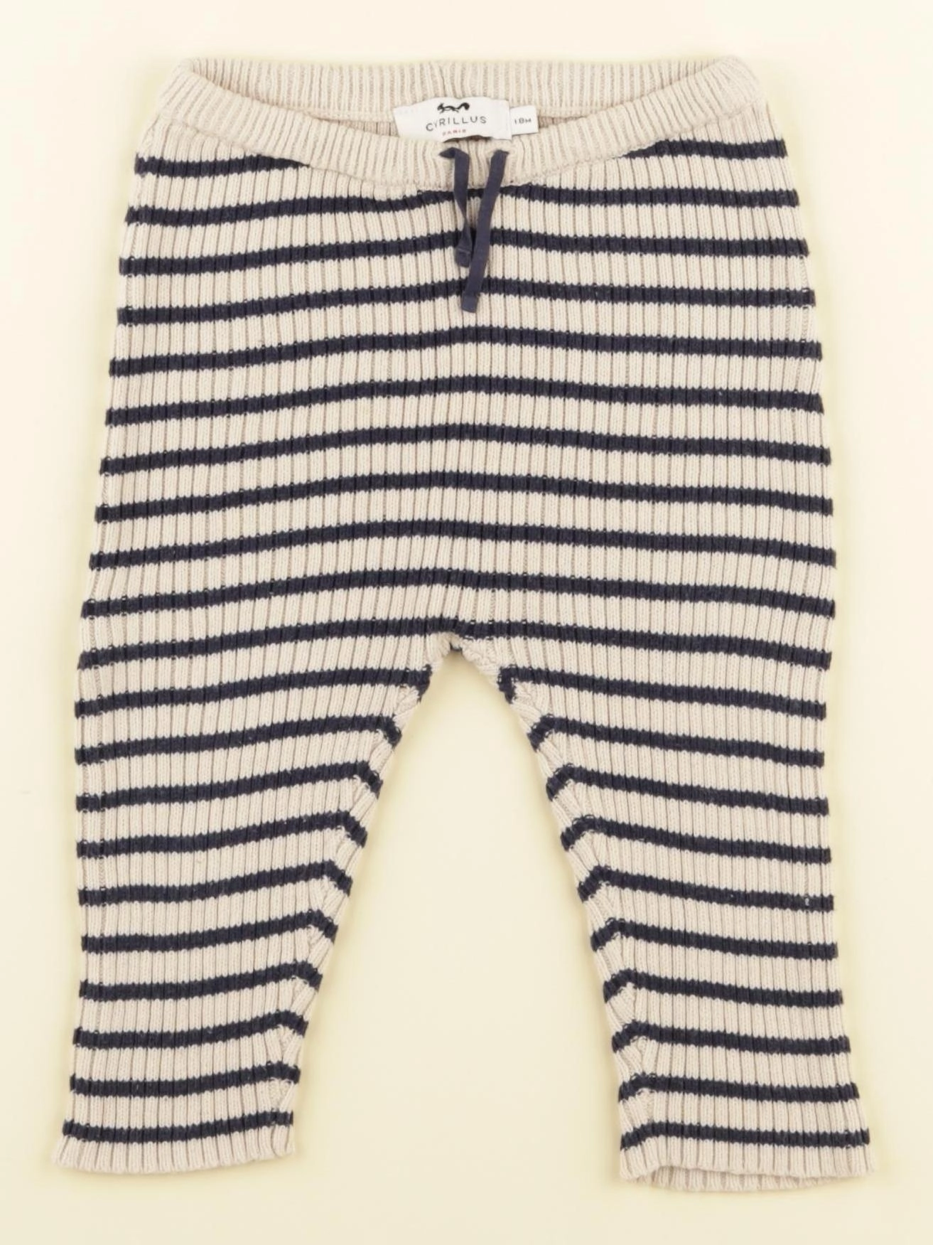 Cyrillus - legging bleu - 18 mois