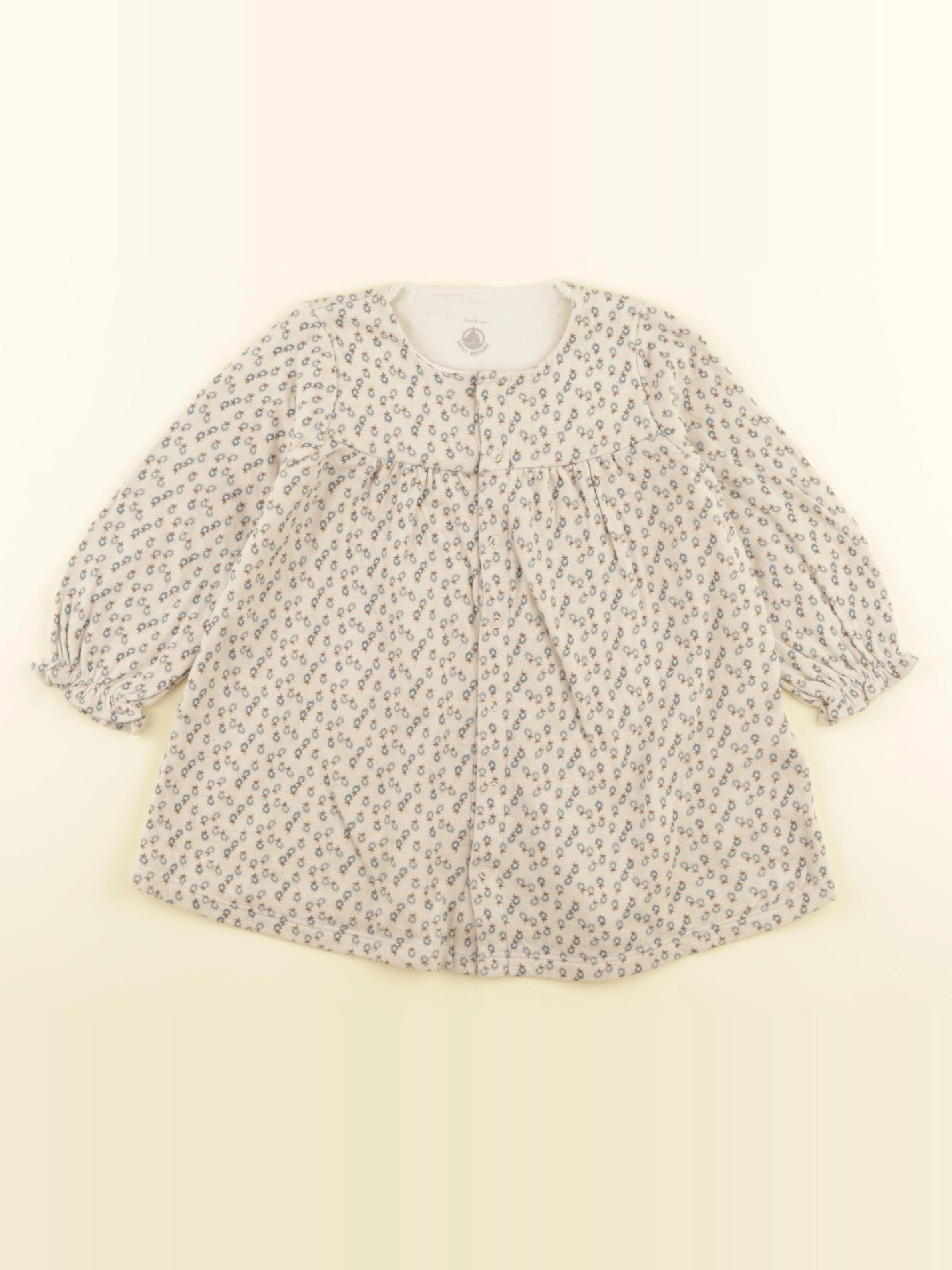 Petit Bateau - robe multicolore - 18 mois