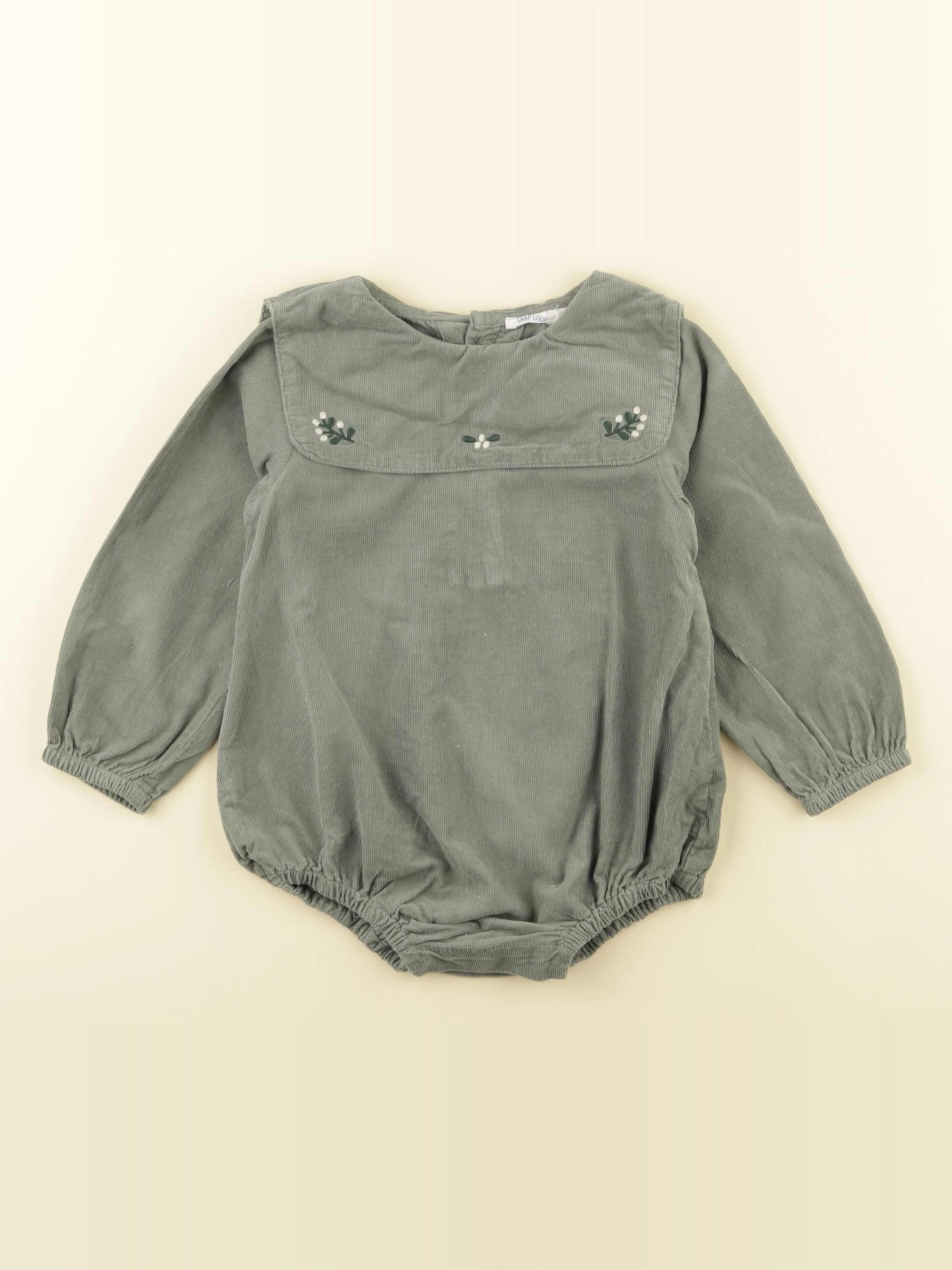 Boutchou - combinaison vert - 18 mois