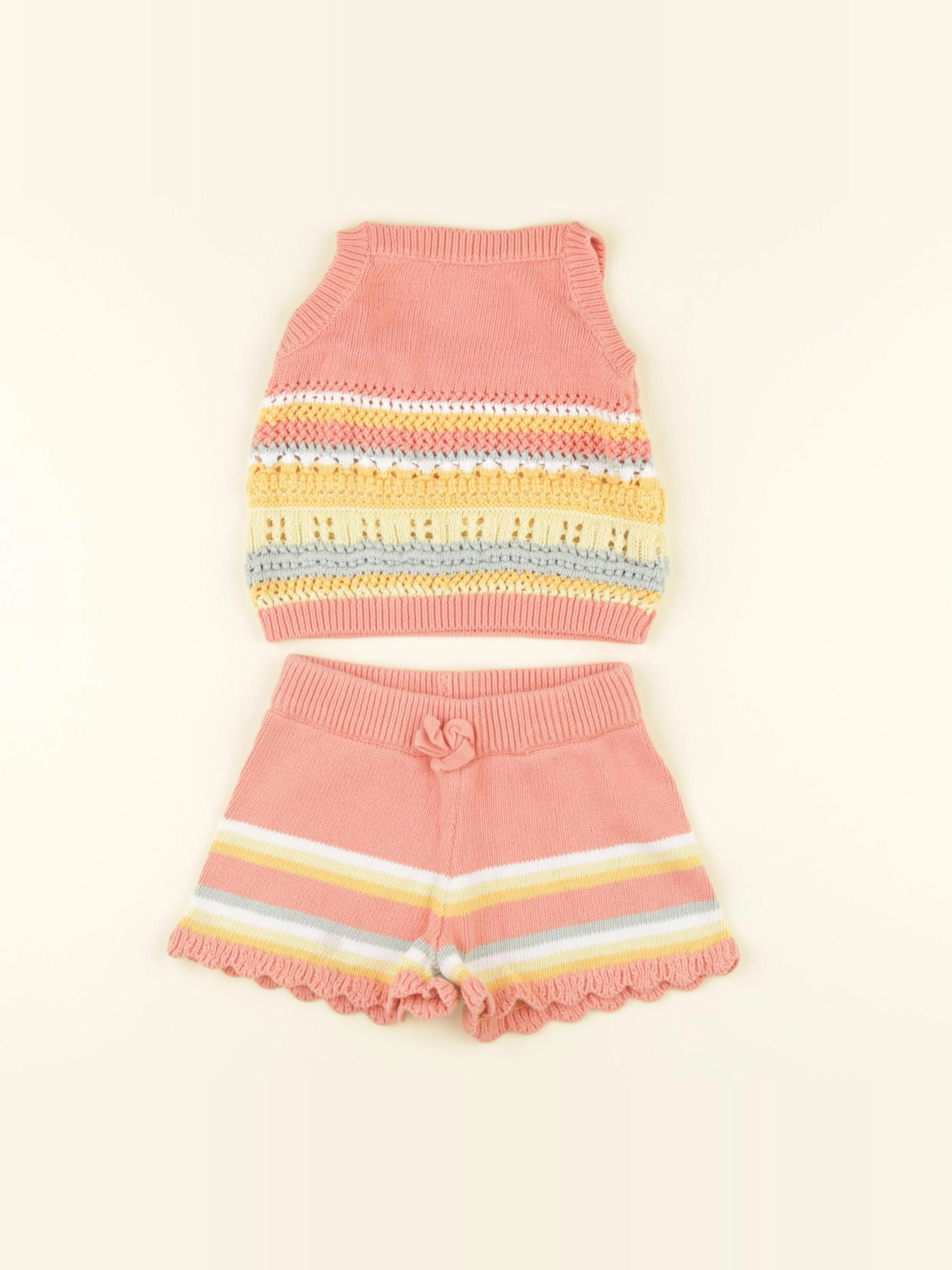 Vertbaudet - ensemble rose - 3 ans