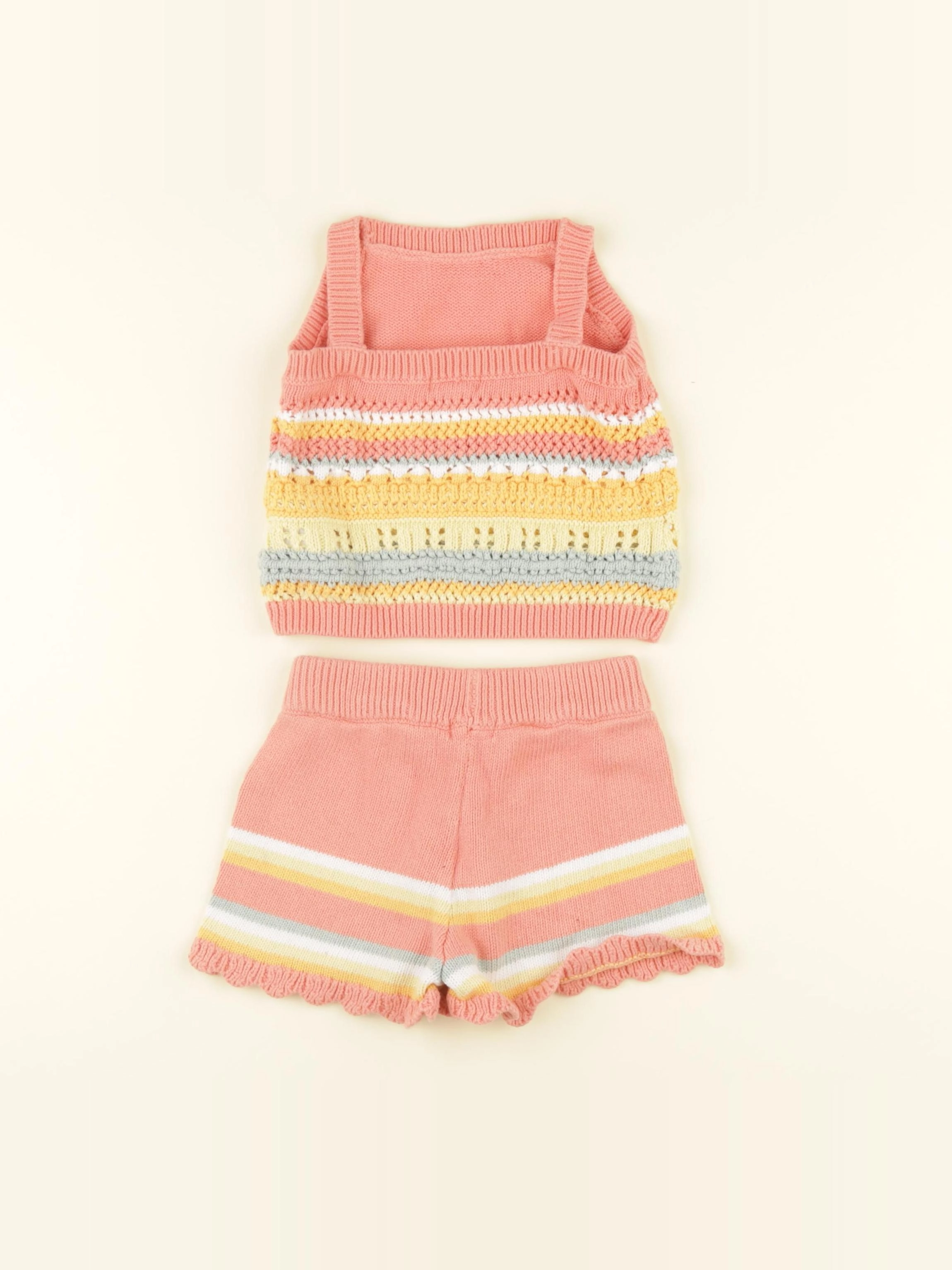 Vertbaudet - ensemble rose - 3 ans