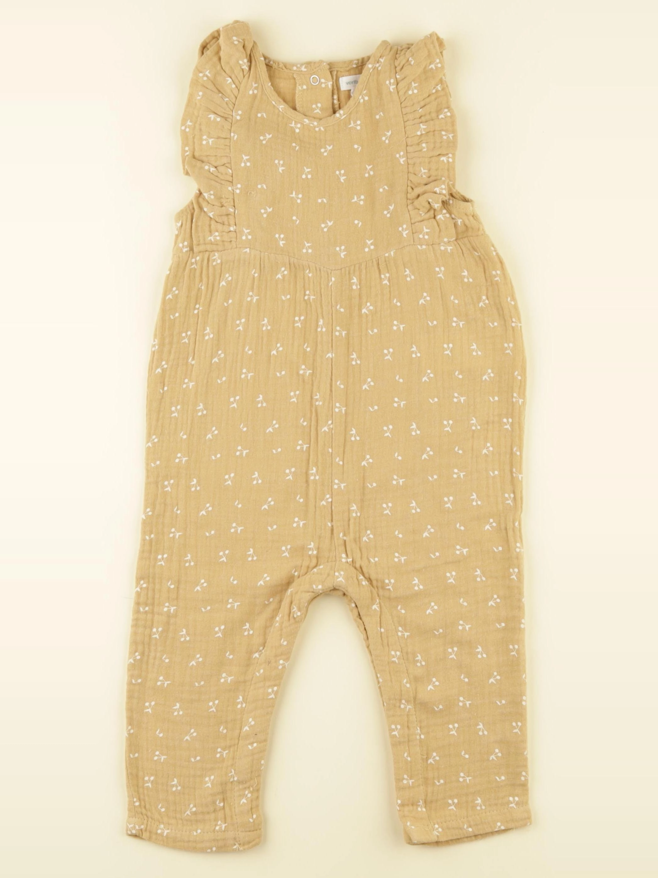 Vertbaudet - combinaison jaune - 18 mois