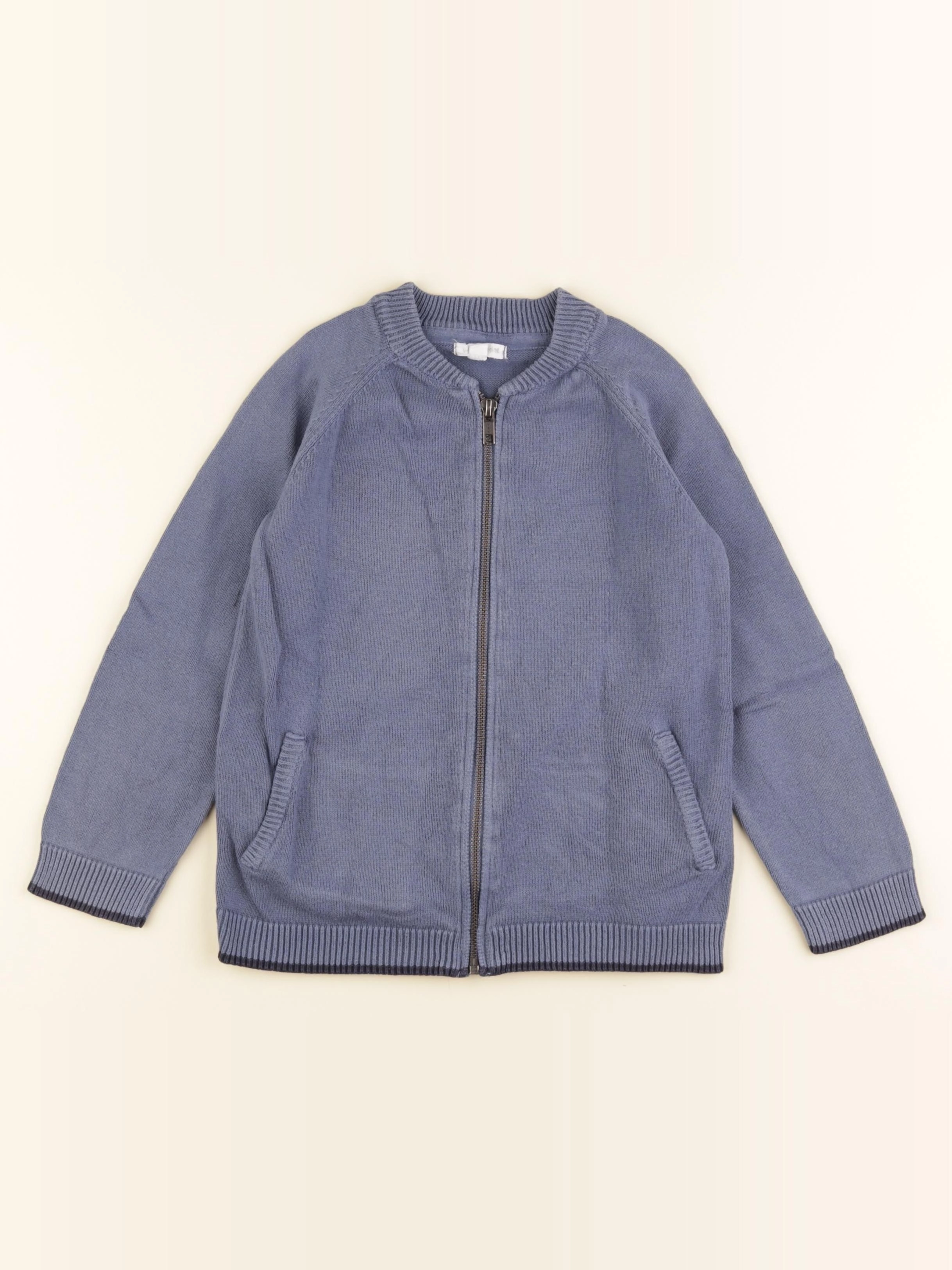 Vertbaudet - gilet bleu - 6 ans