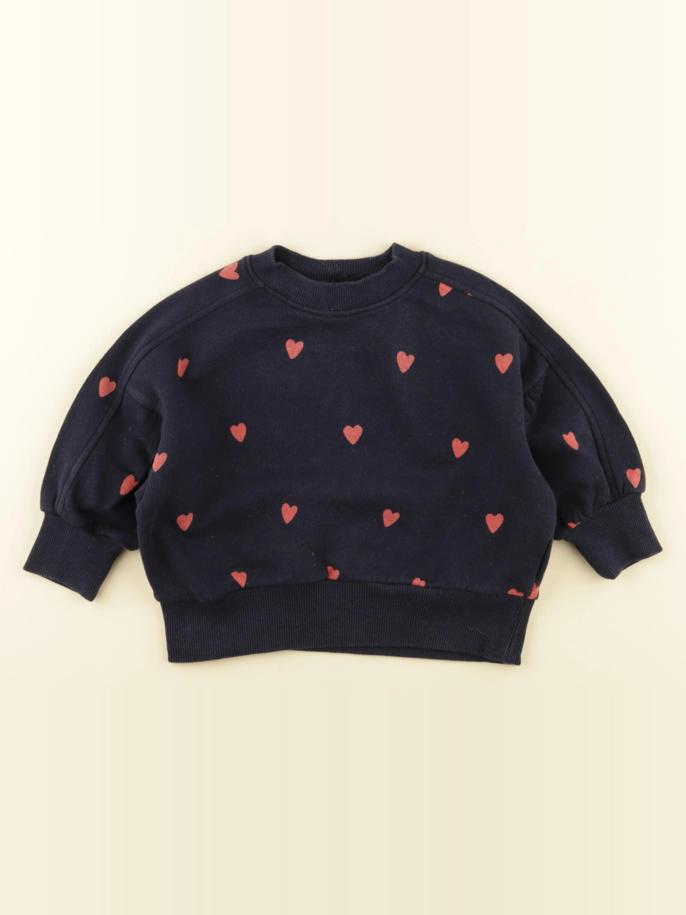 Monoprix - sweat bleu - 3 ans