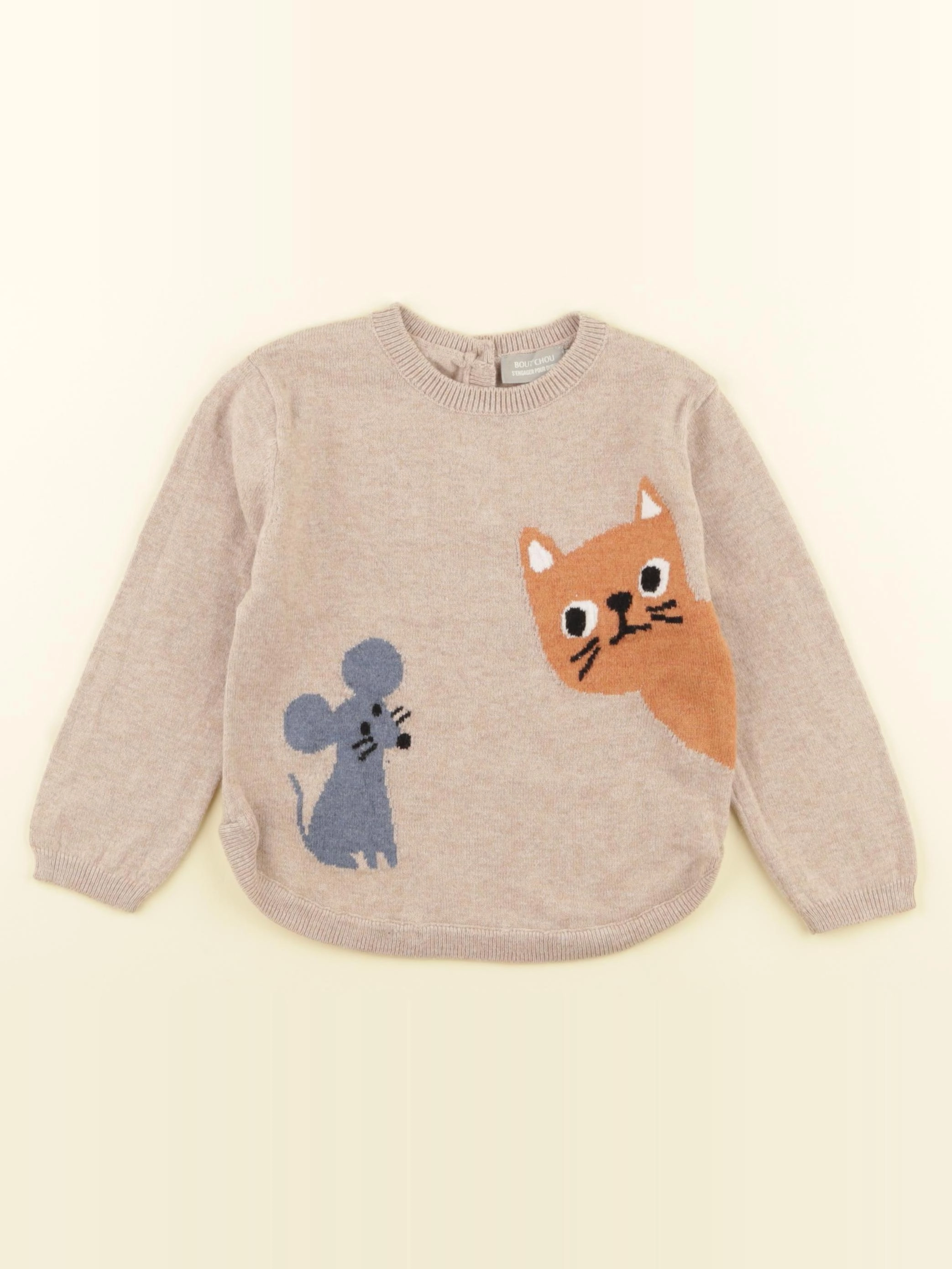 Boutchou - pull beige - 24 mois
