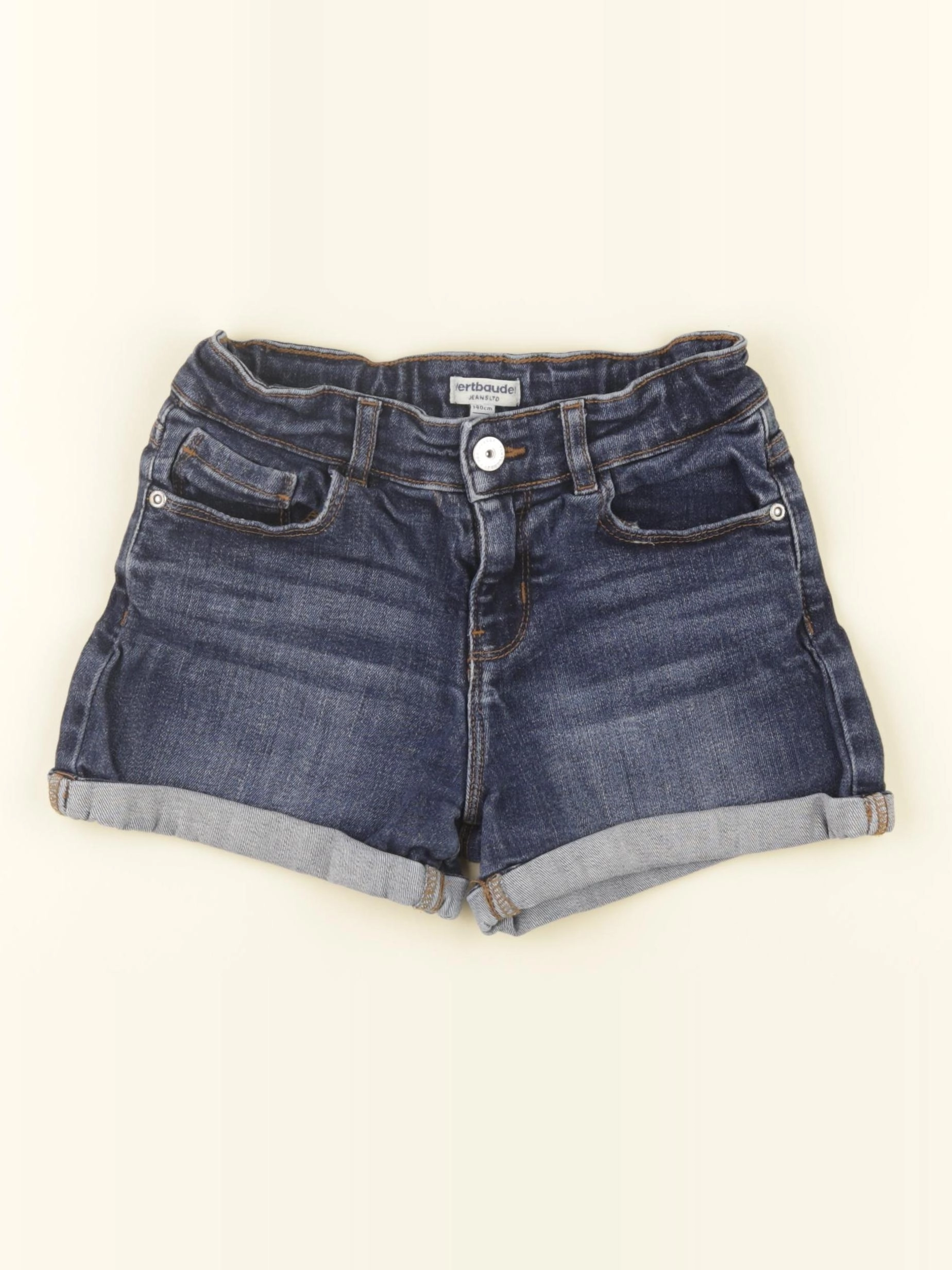 Vertbaudet - short bleu - 10 ans
