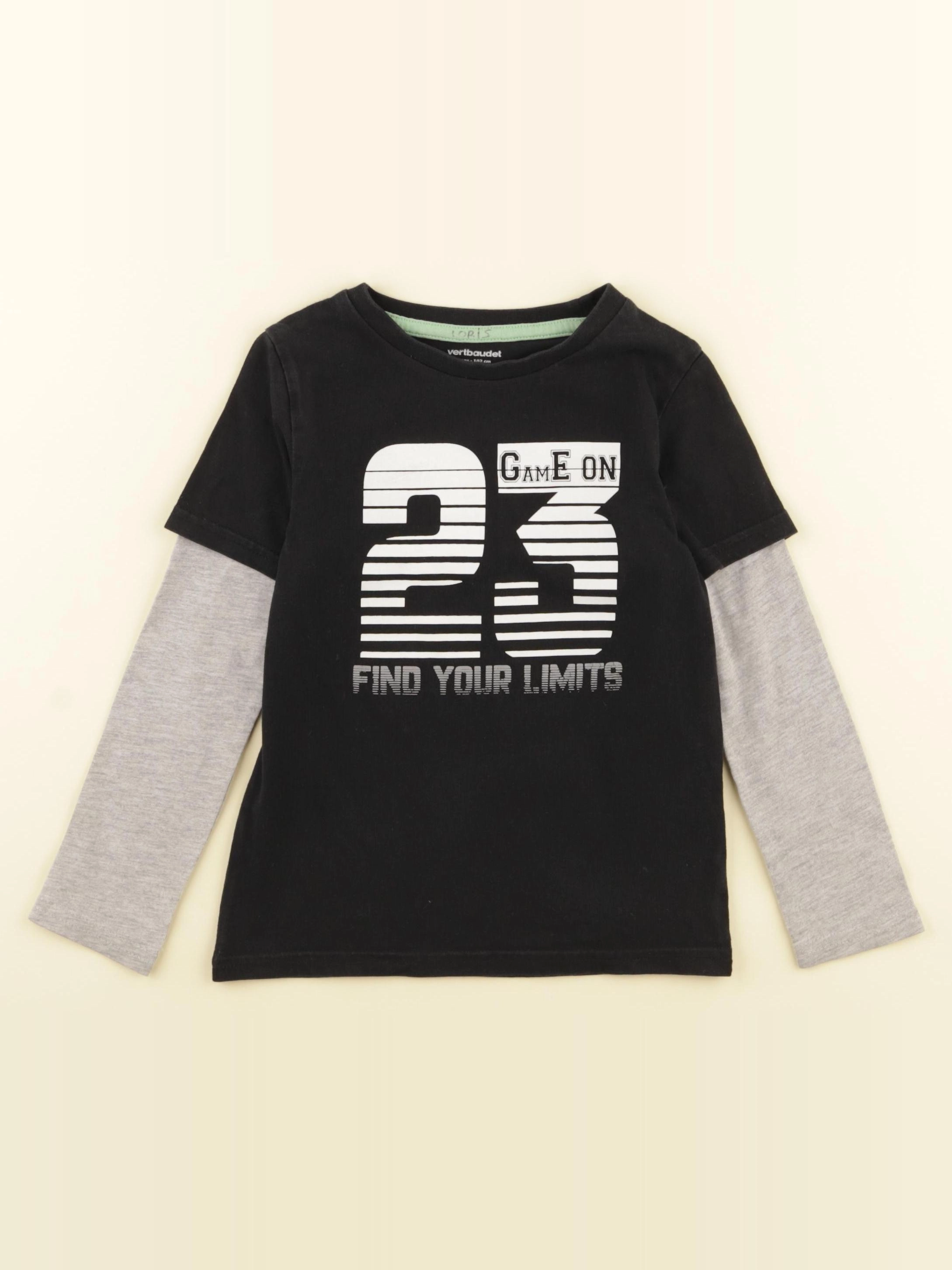 Vertbaudet - tee-shirt bleu - 4 ans