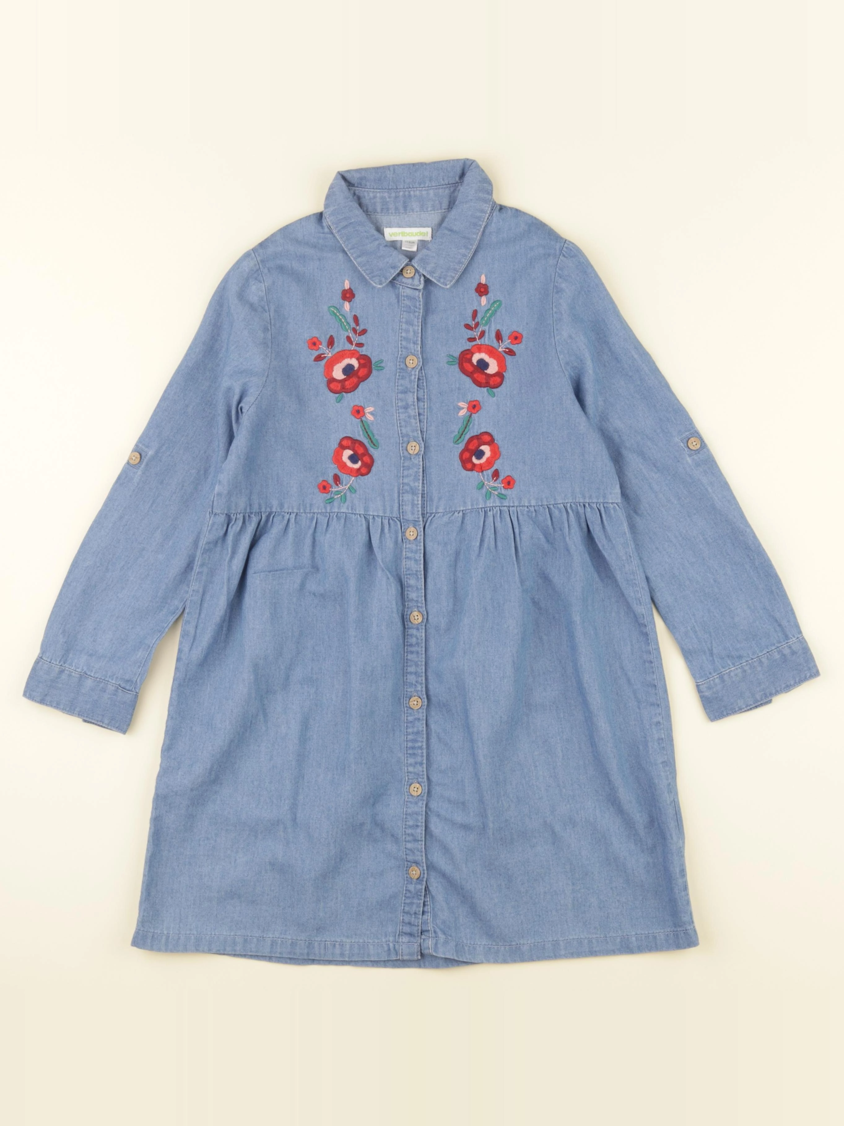 Vertbaudet - robe bleu - 6 ans