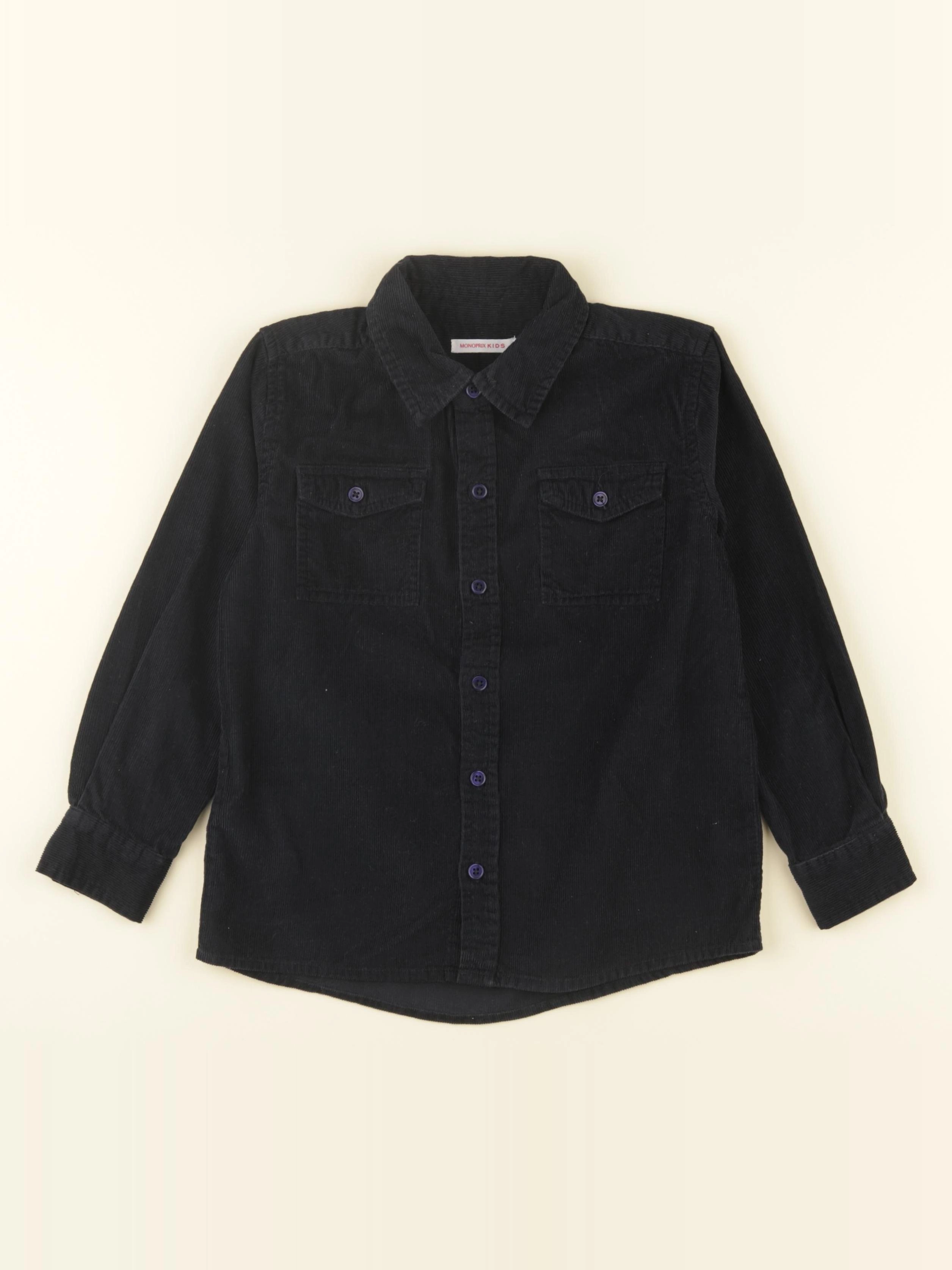 Monoprix - chemise noir - 5 ans