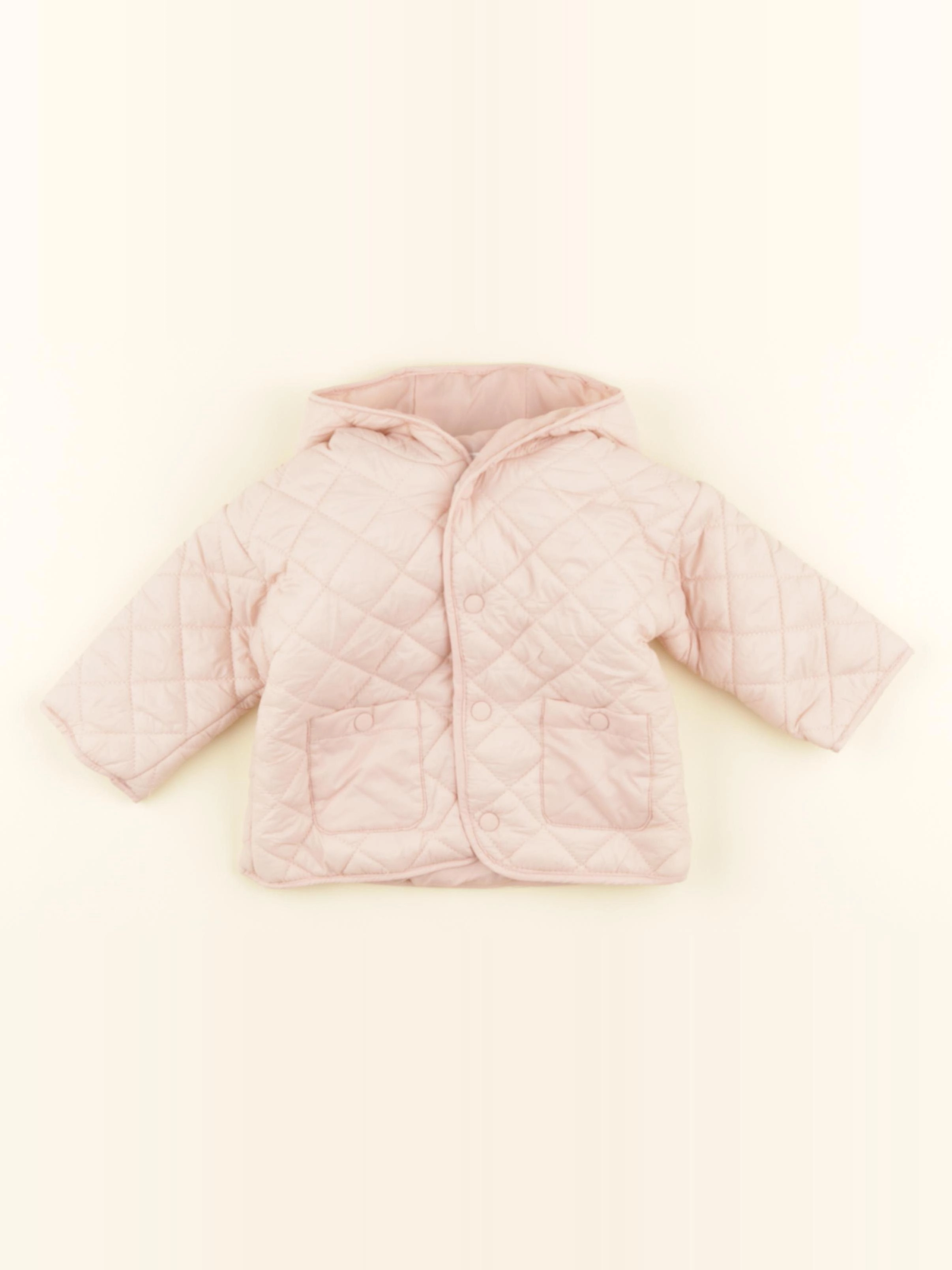 Vertbaudet - doudoune rose - 6 mois