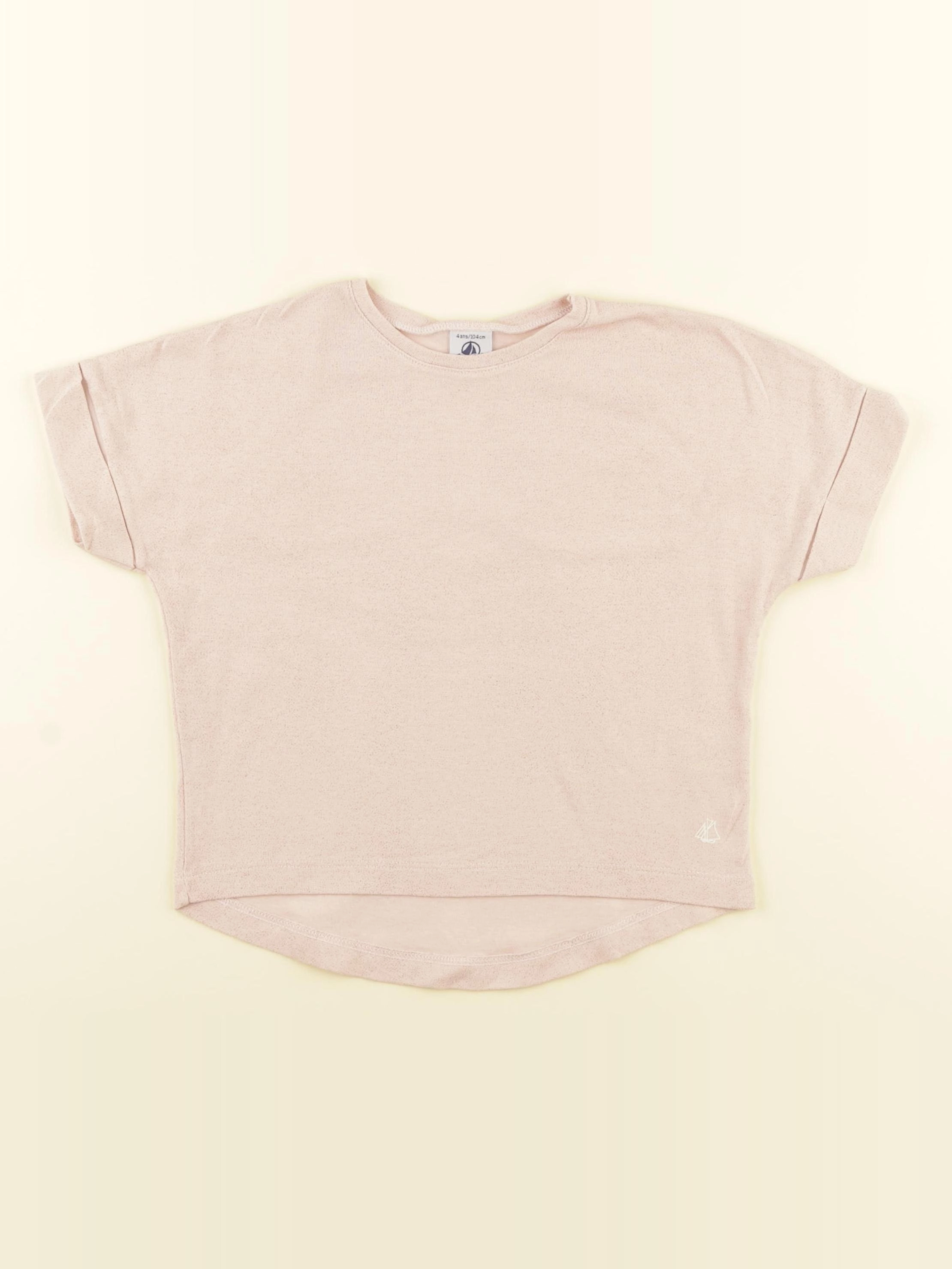 Petit Bateau - tee-shirt rose - 4 ans