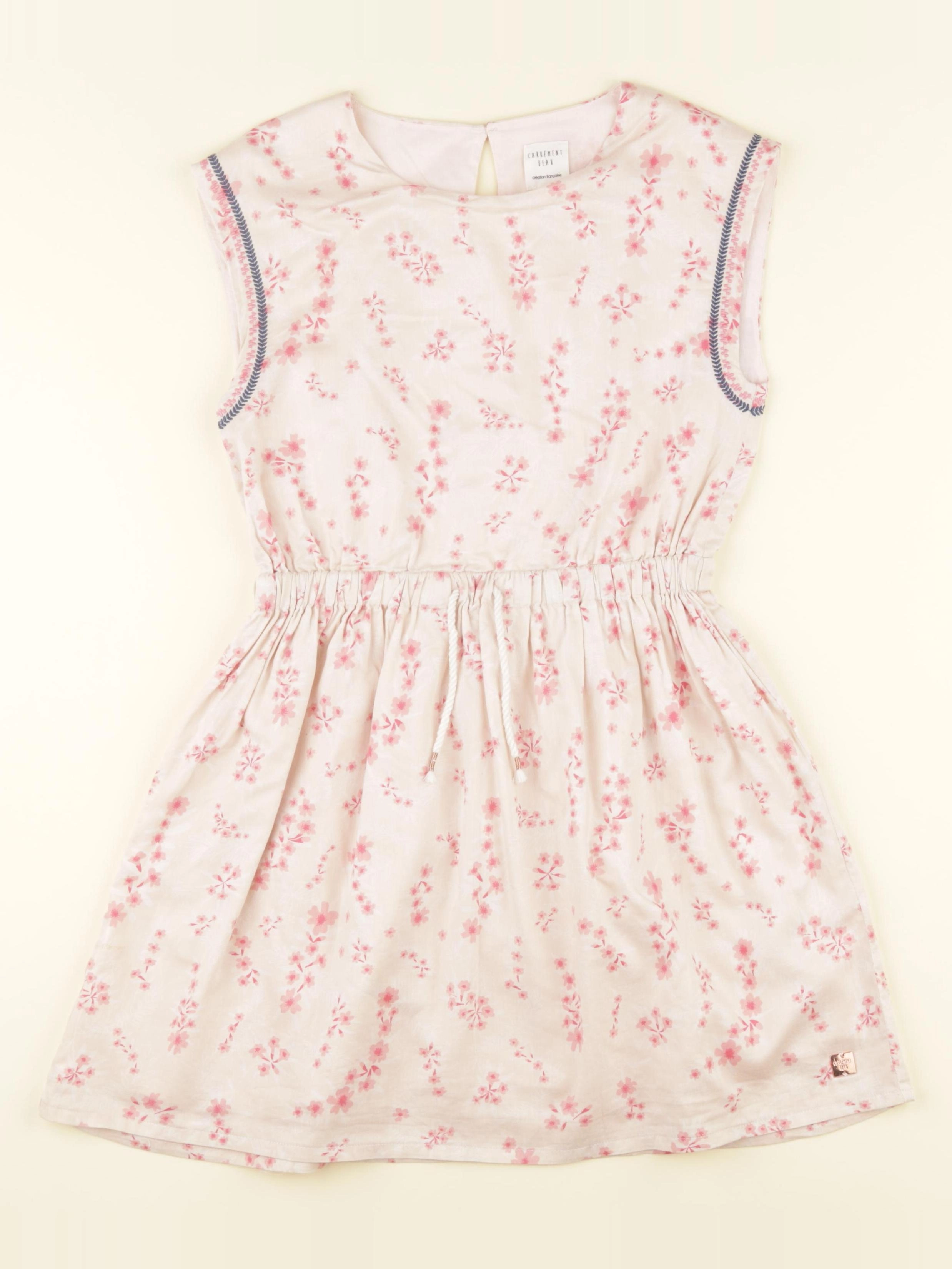 Carrément Beau - robe rose - 10 ans