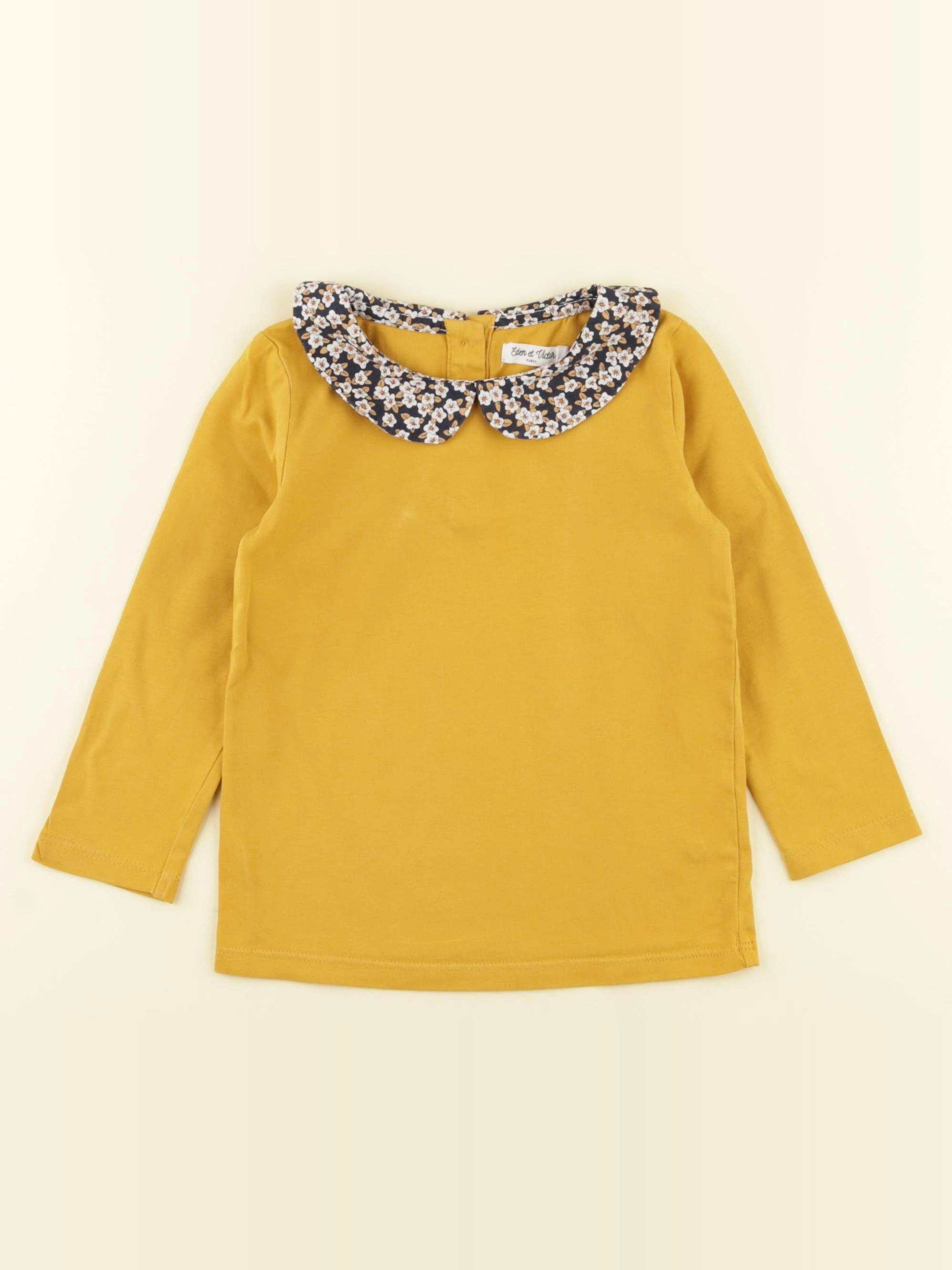 Eden & Victor - tee-shirt jaune - 2 ans