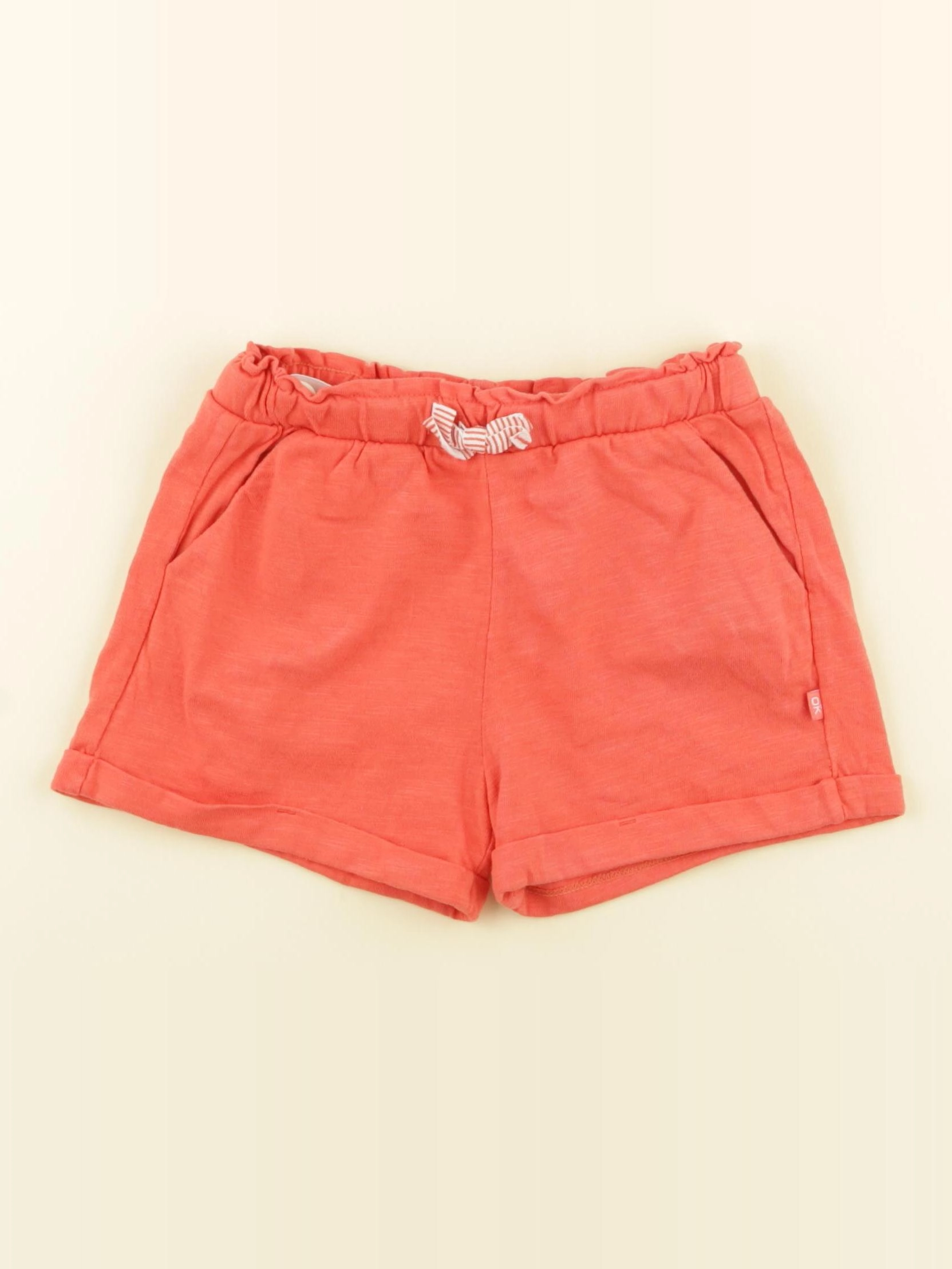Okaidi - short orange - 4 ans