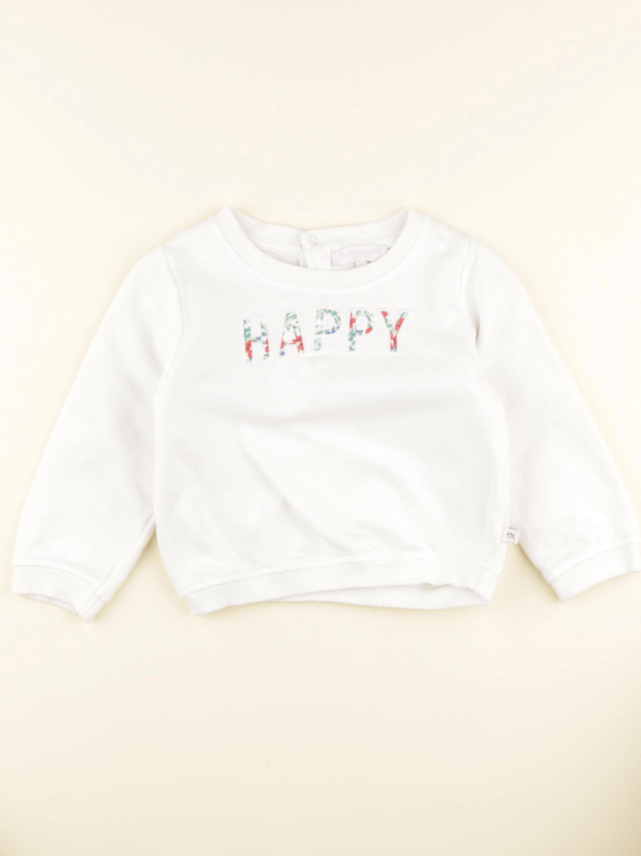 Cadet Rousselle - sweat blanc - 18 mois