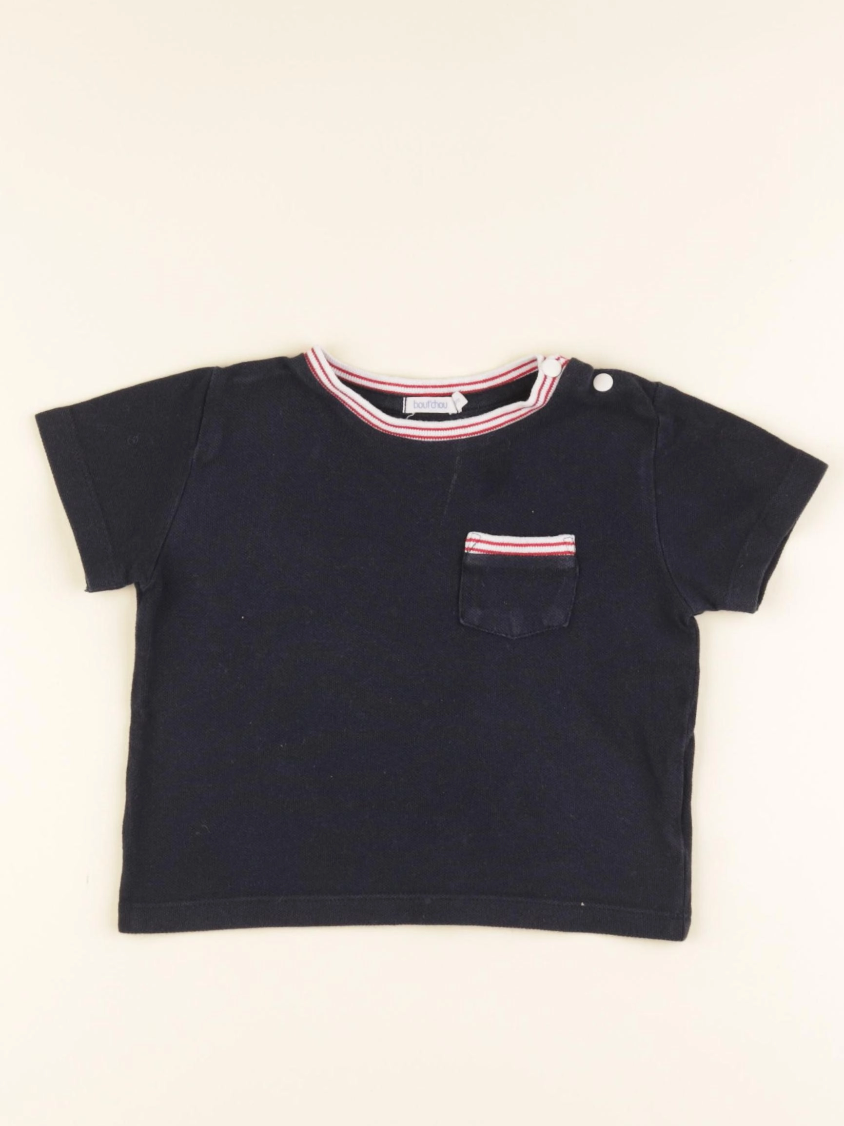 Boutchou - tee-shirt bleu - 18 mois