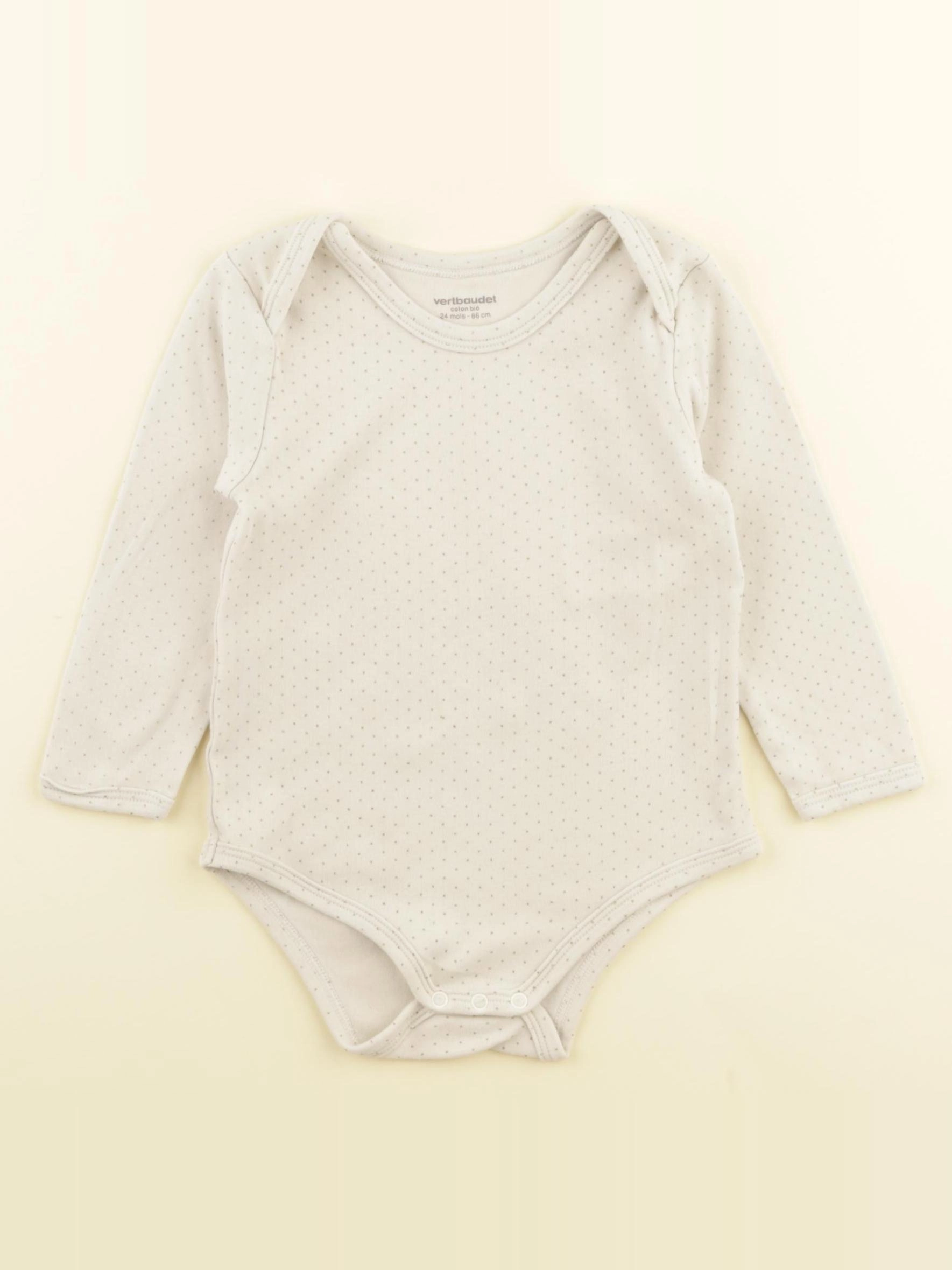 Vertbaudet - body blanc - 24 mois