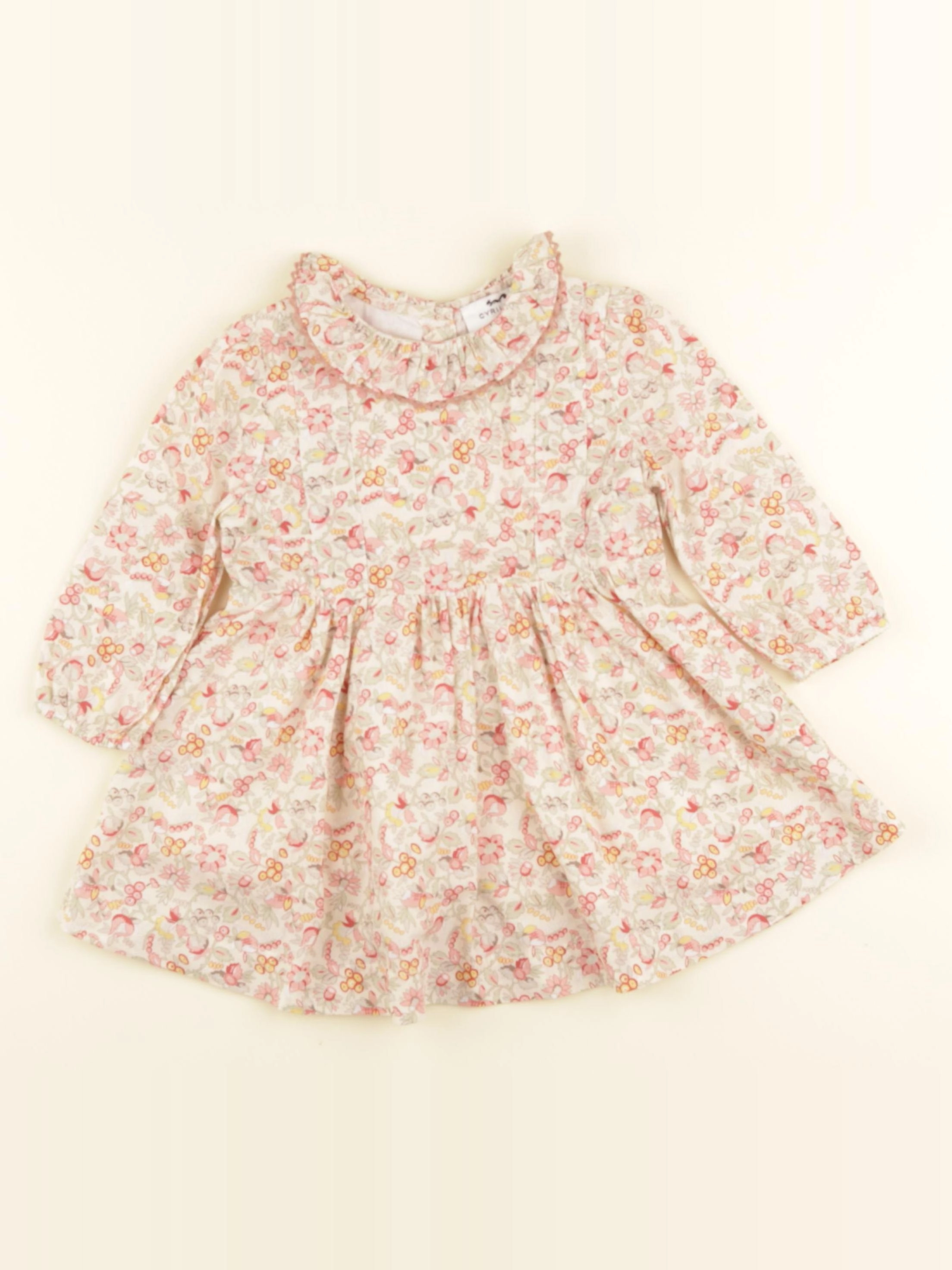 Cyrillus - robe beige - 12 mois