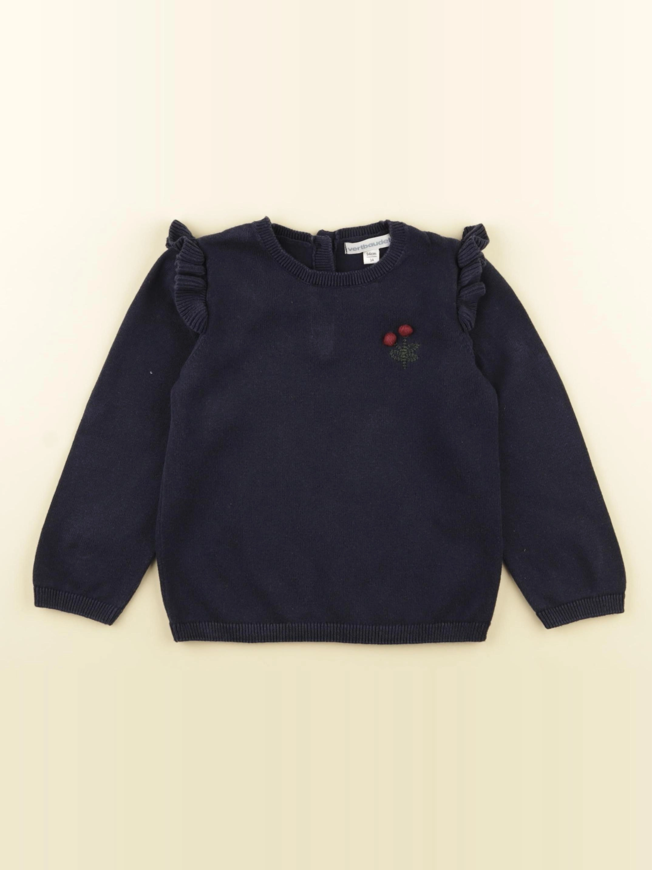 Vertbaudet - gilet bleu - 3 ans