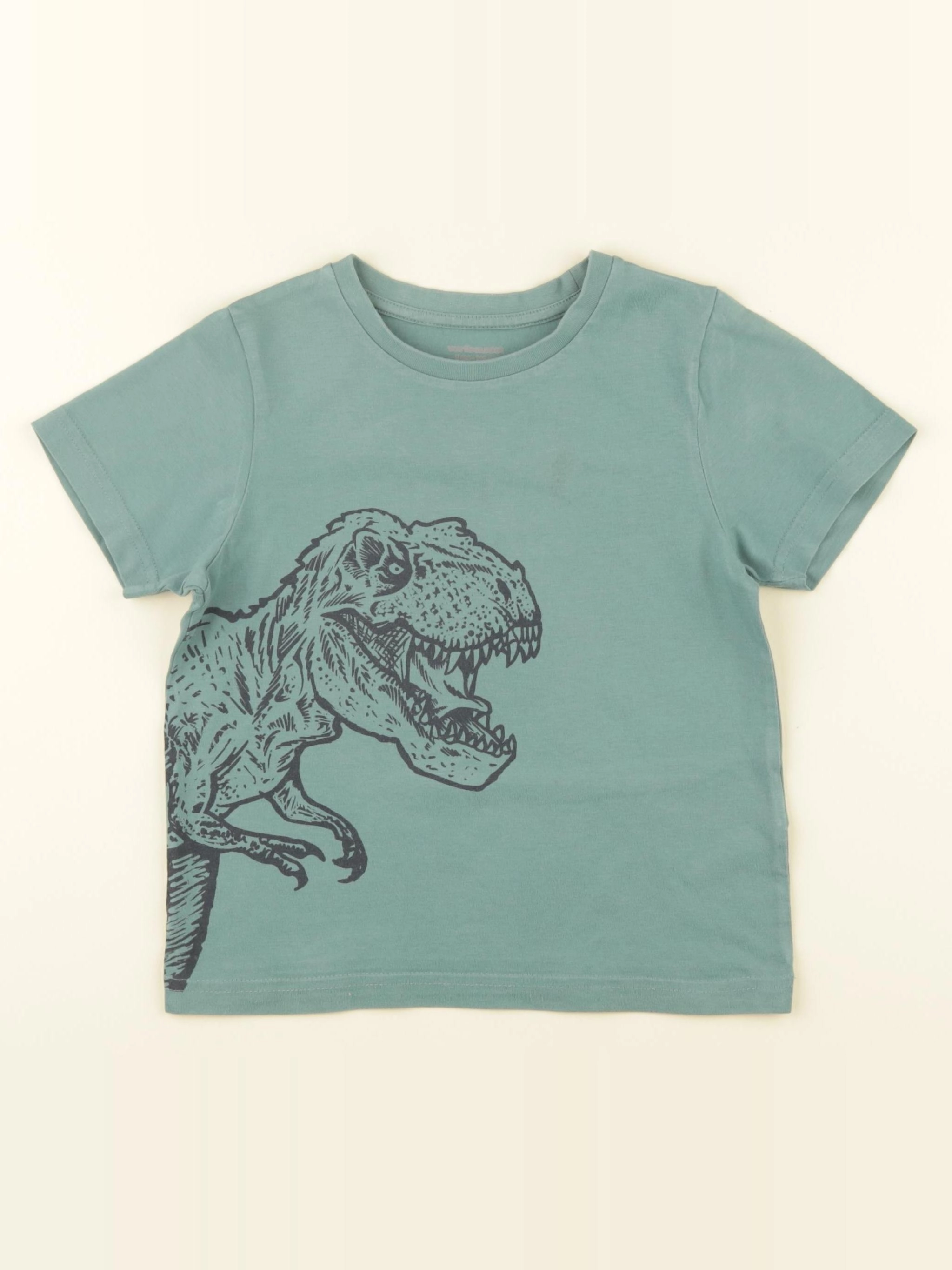 Vertbaudet - tee-shirt vert - 6 ans