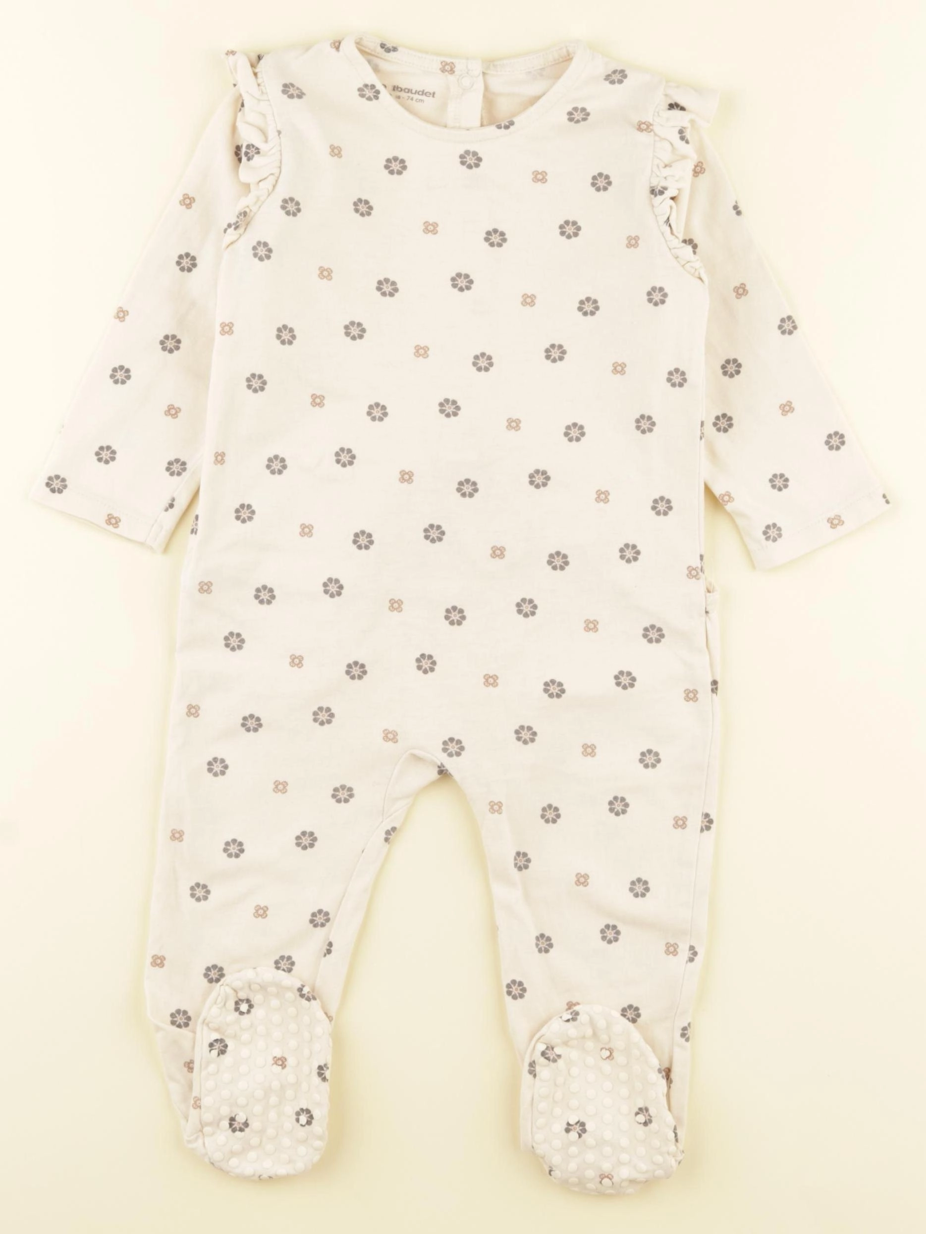 Vertbaudet - pyjama coton multicolore - 12 mois