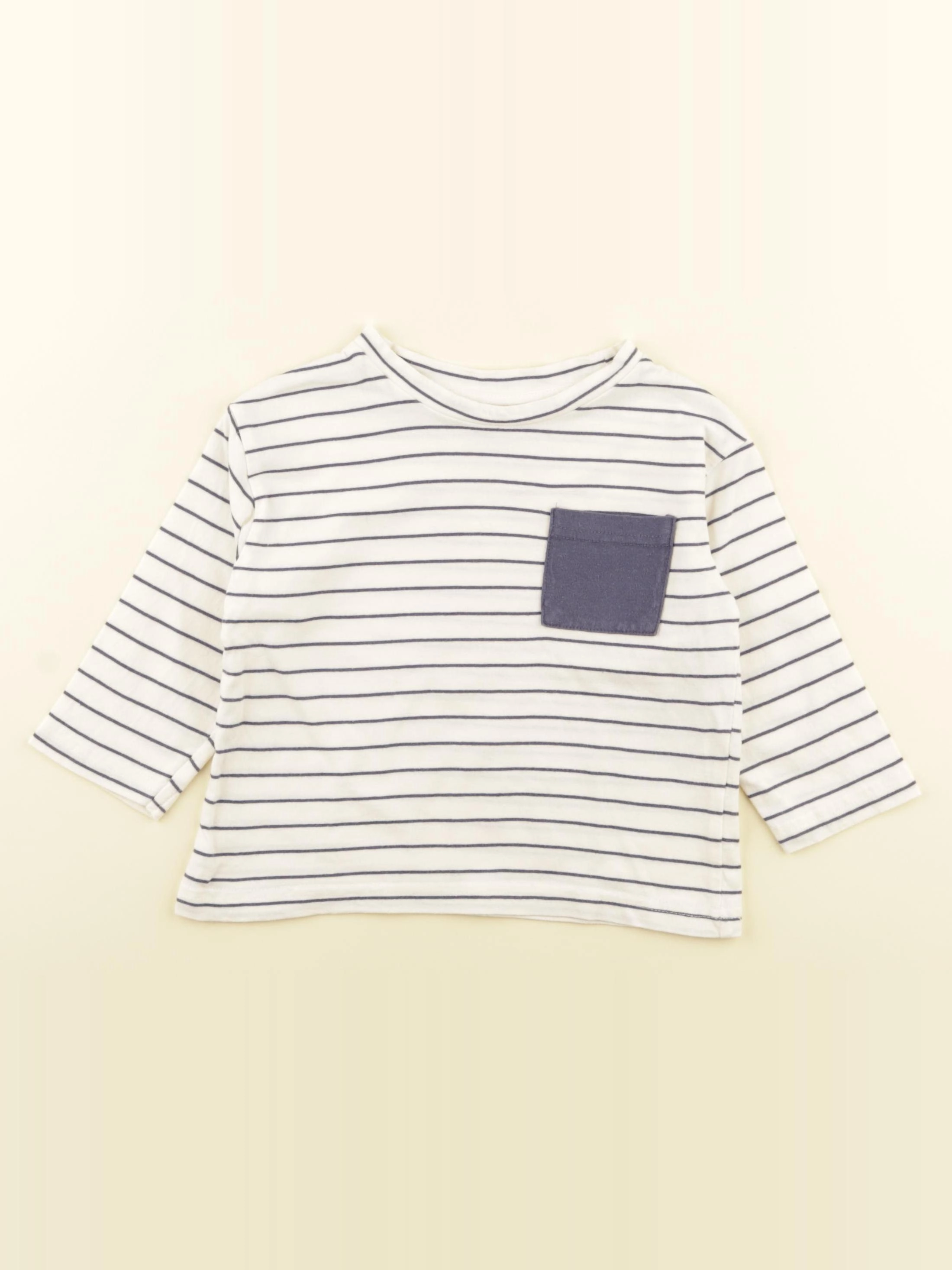 Vertbaudet - tee-shirt bleu - 2 ans